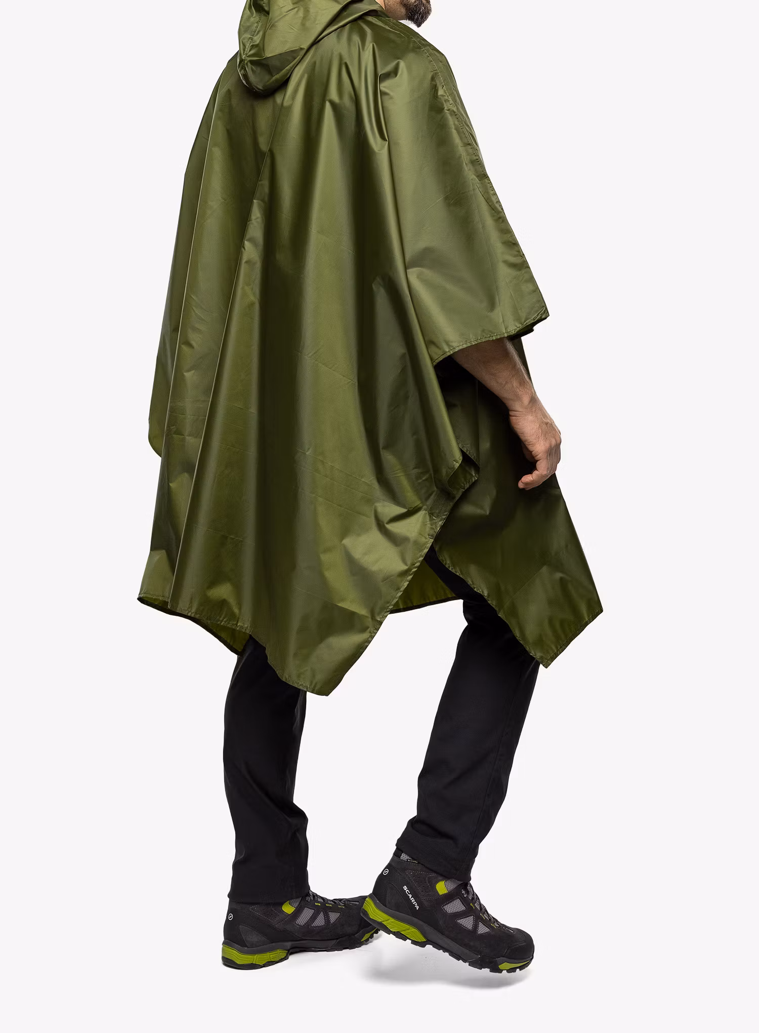 Turistická pláštěnka Trekmates Tour Poncho - chive