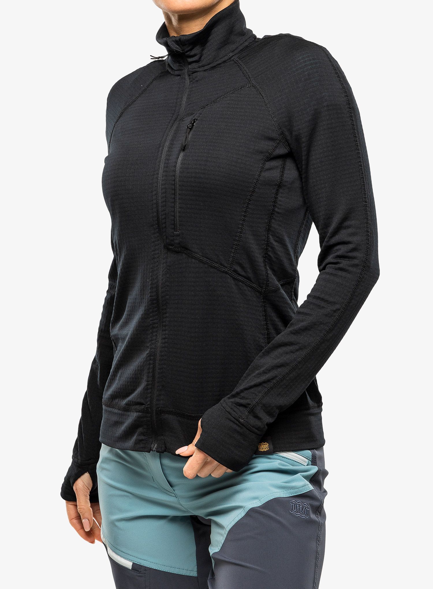 Dámská mikina na zip Turbat Ilma 3 - jet black