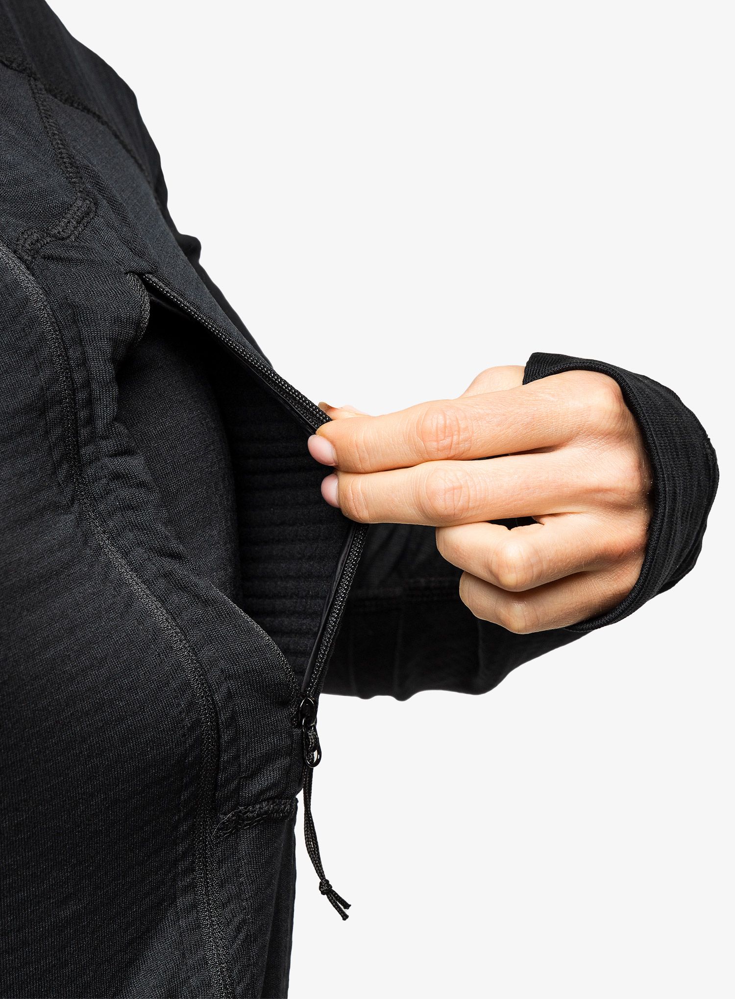 Dámská mikina na zip Turbat Ilma 3 - jet black
