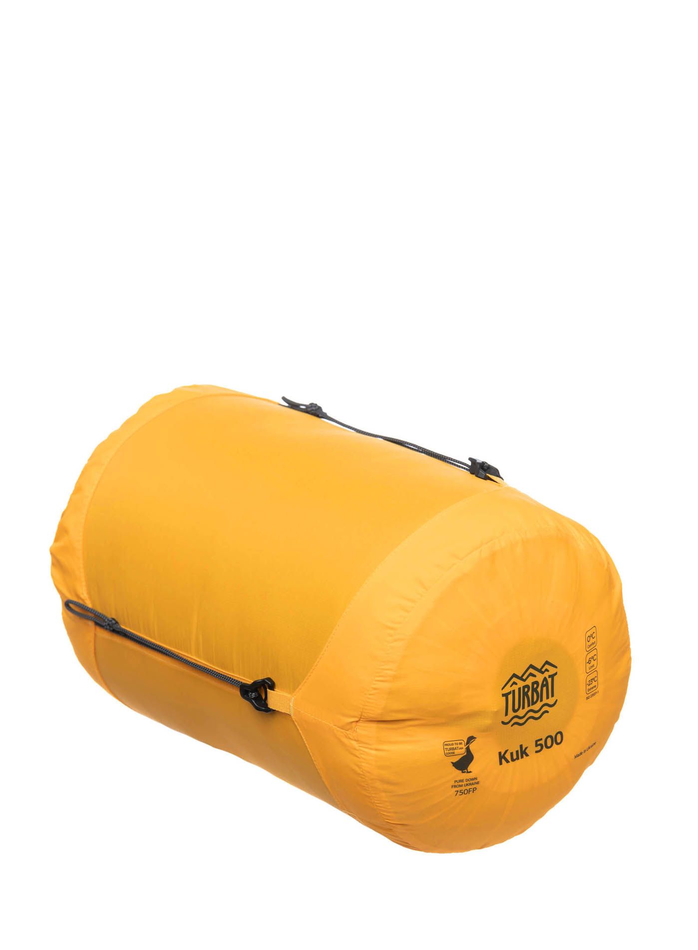 Péřový spacák Turbat Kuk 500 (185 cm) - legion blue/dark cheddar