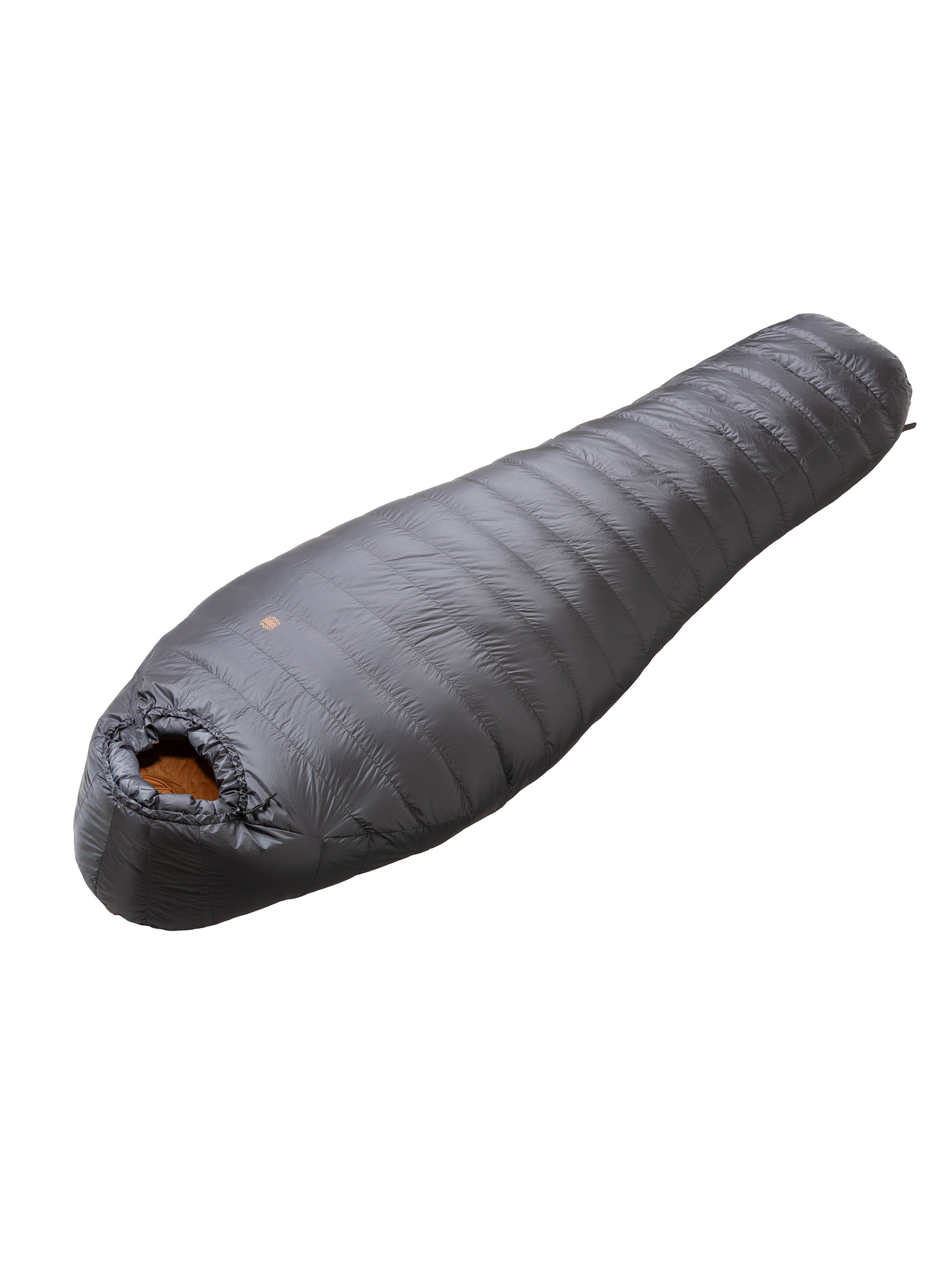 Péřový spacák Turbat Nox 250 (185 cm) - grey/cheddar orange