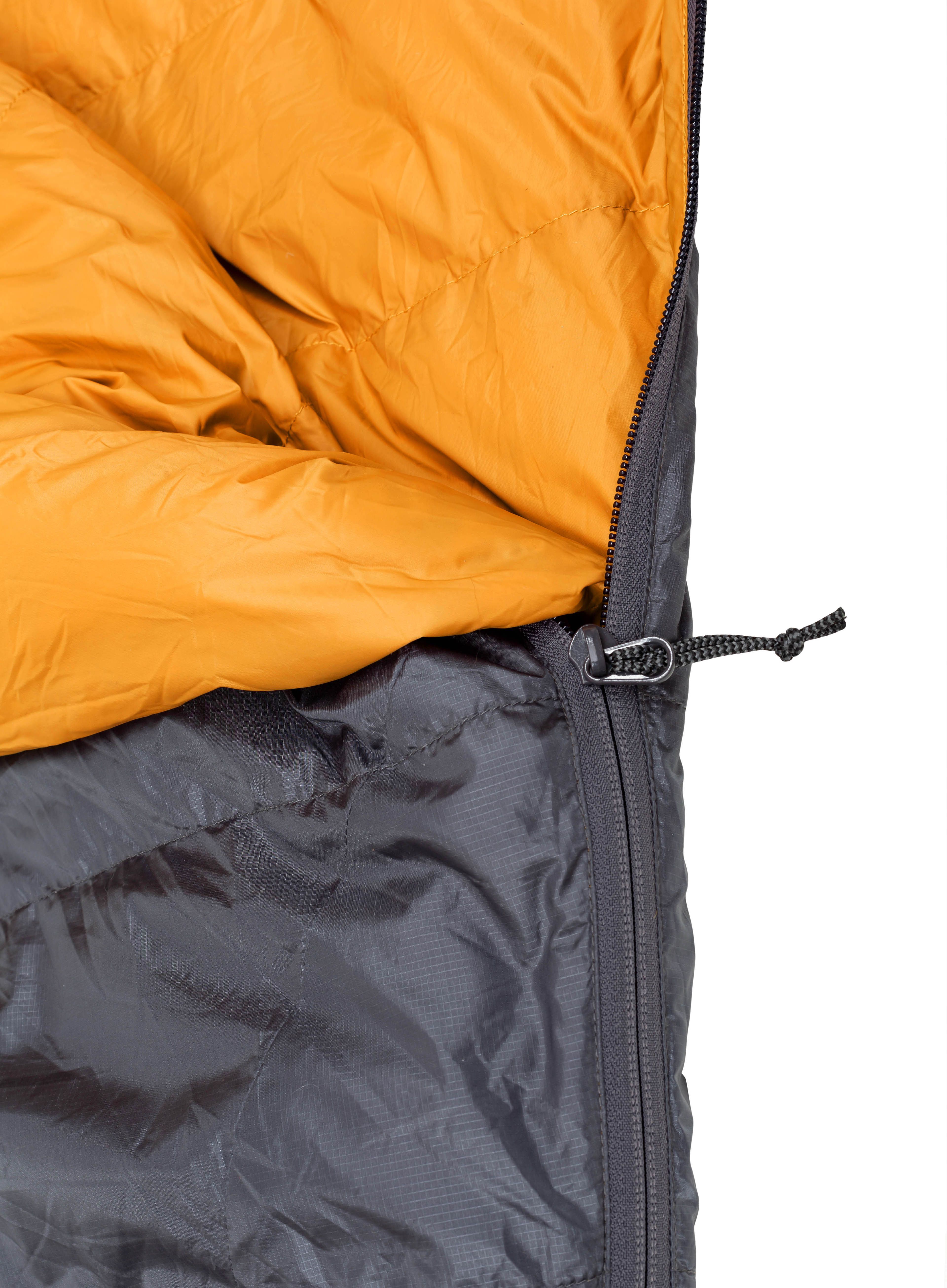 Péřový spacák Turbat Nox 400 (185 cm) - grey/cheddar orange