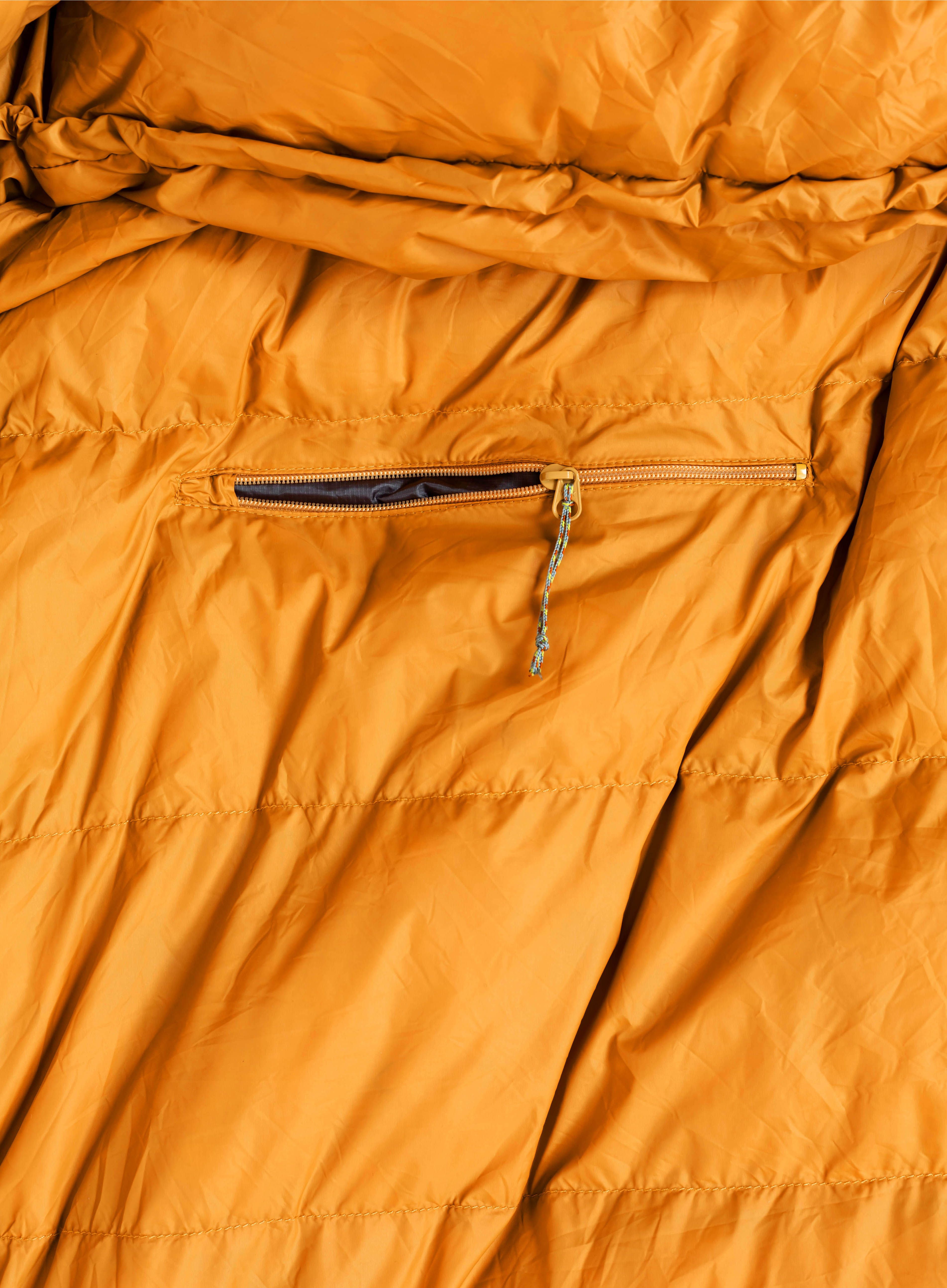 Péřový spacák Turbat Nox 400 (185 cm) - grey/cheddar orange