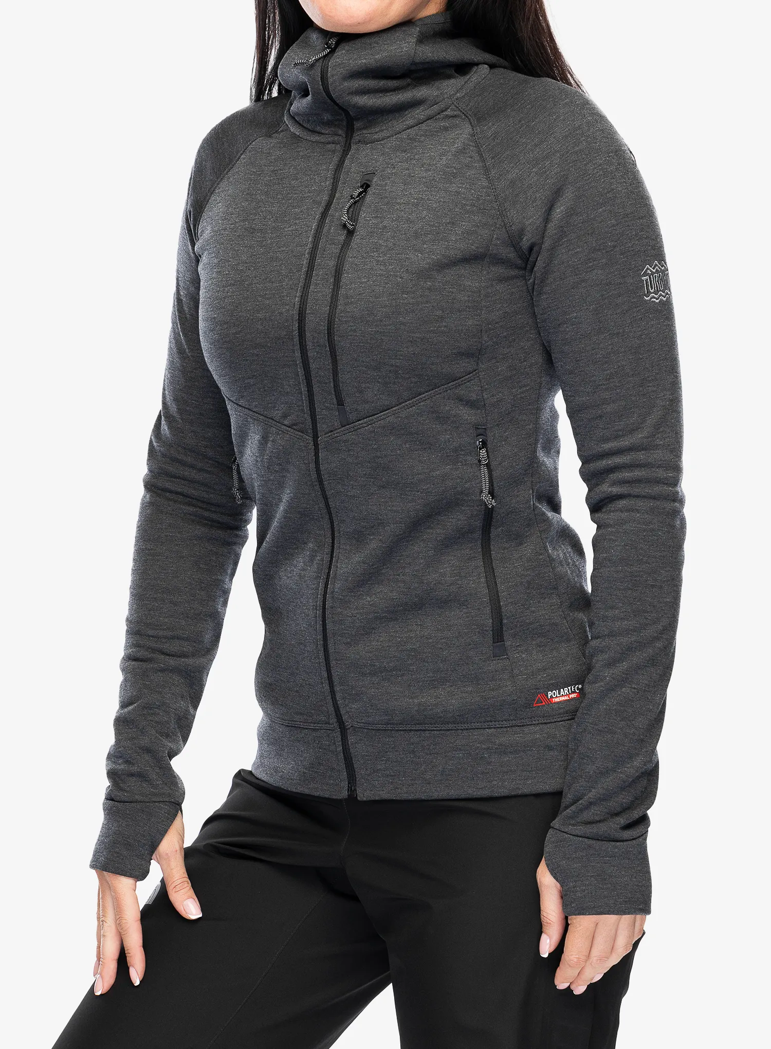 Dámská fleecová mikina Turbat Peak Fleece - jet black
