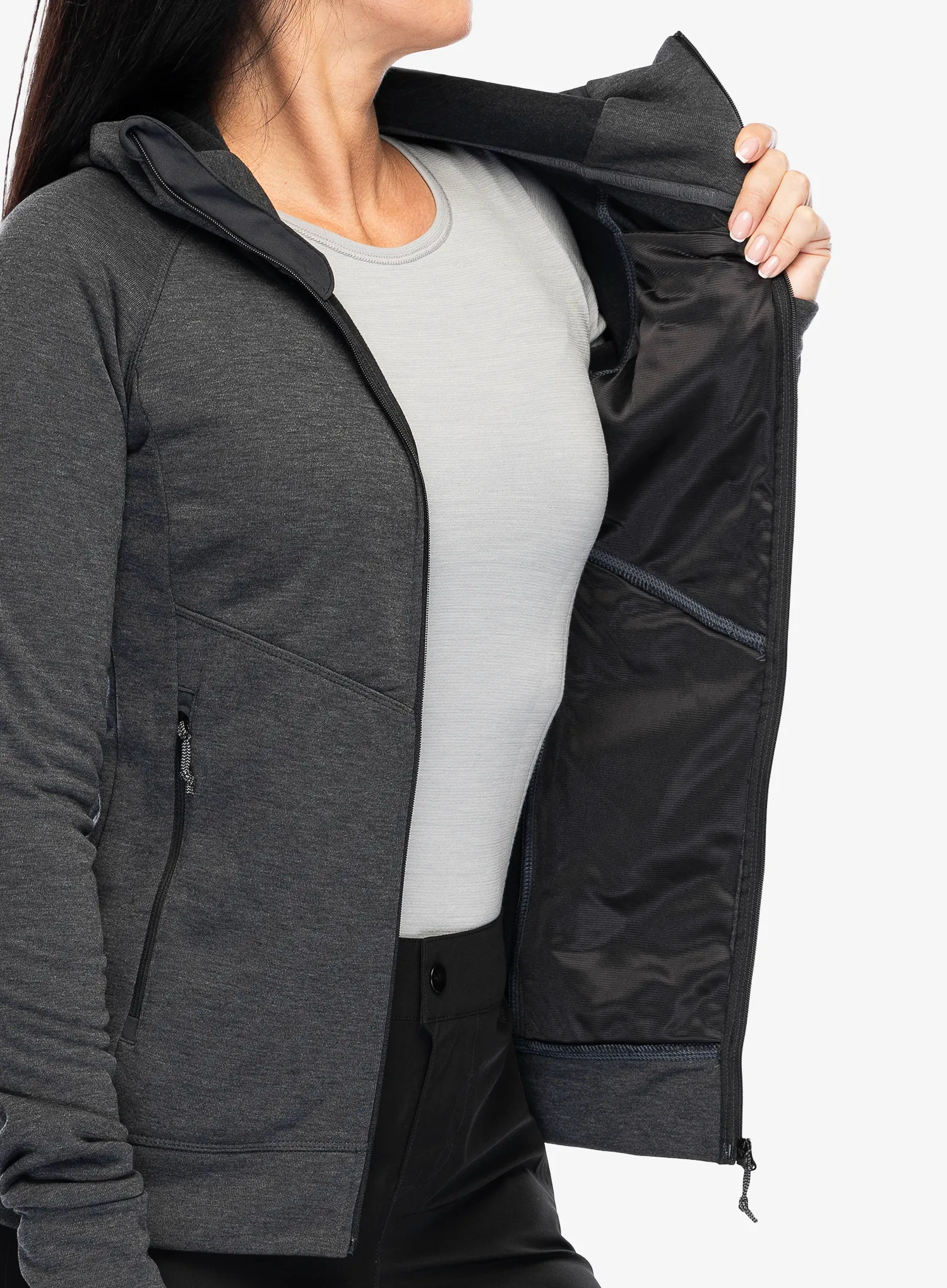 Dámská fleecová mikina Turbat Peak Fleece - jet black