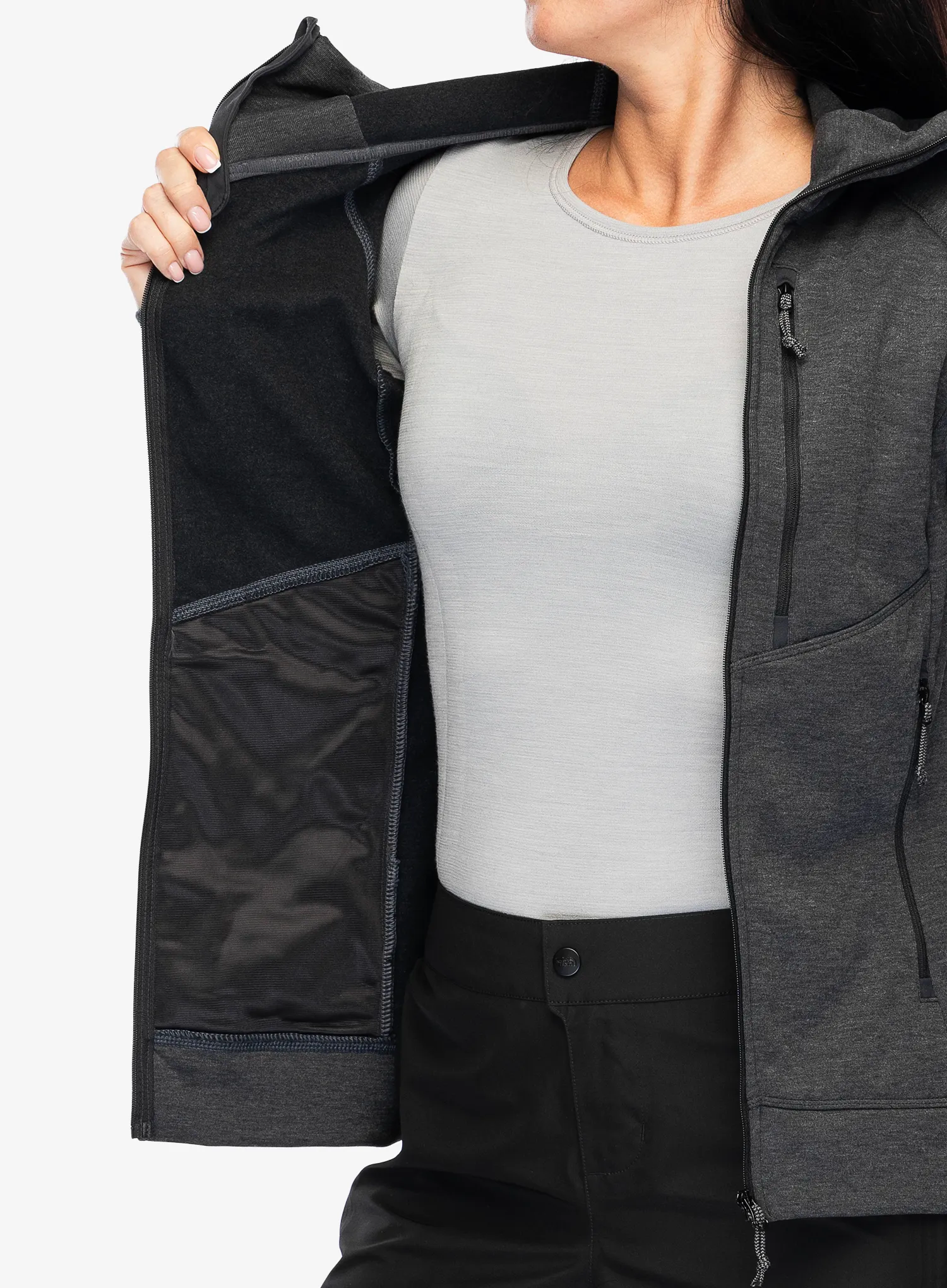 Dámská fleecová mikina Turbat Peak Fleece - jet black