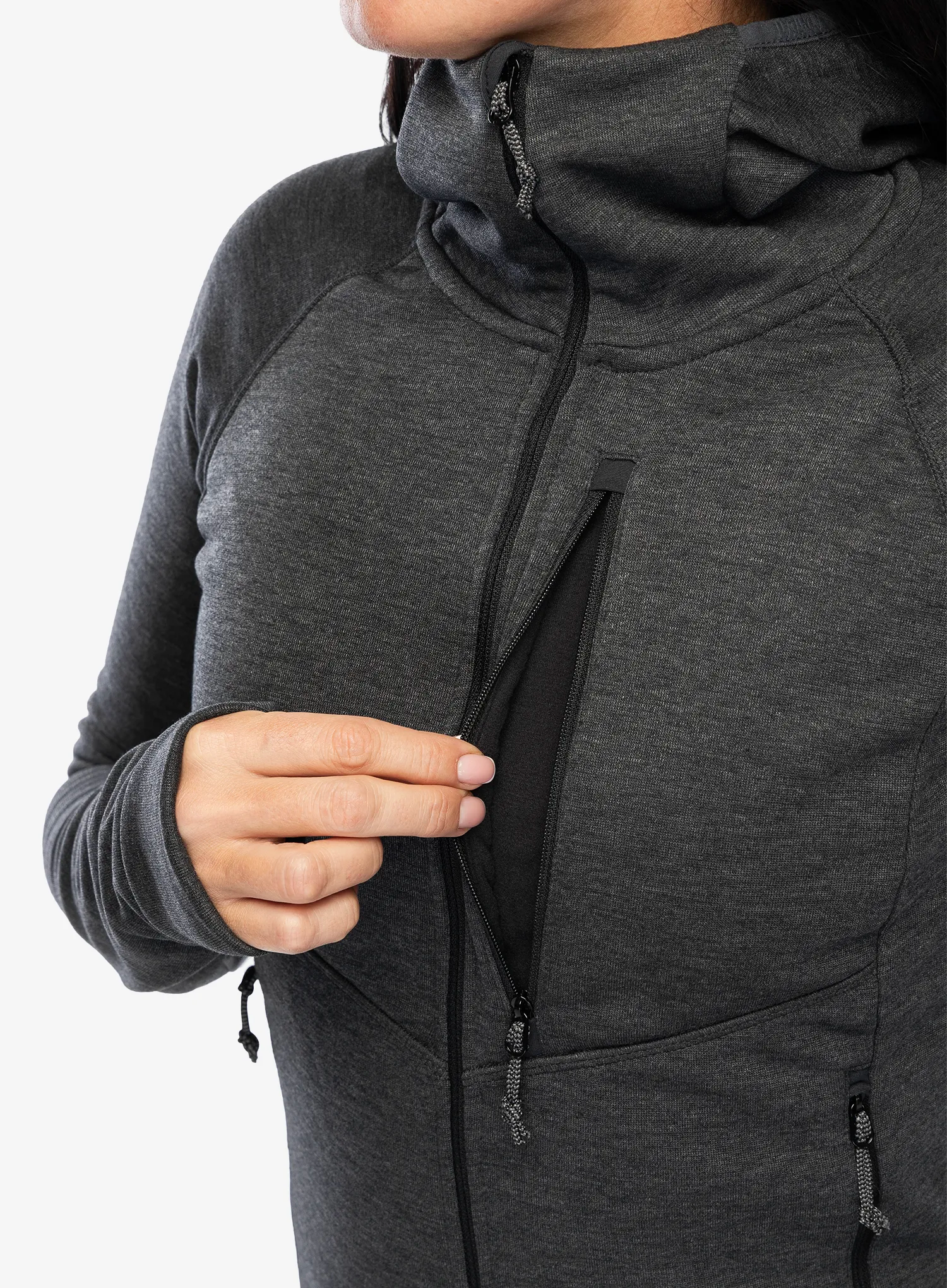 Dámská fleecová mikina Turbat Peak Fleece - jet black