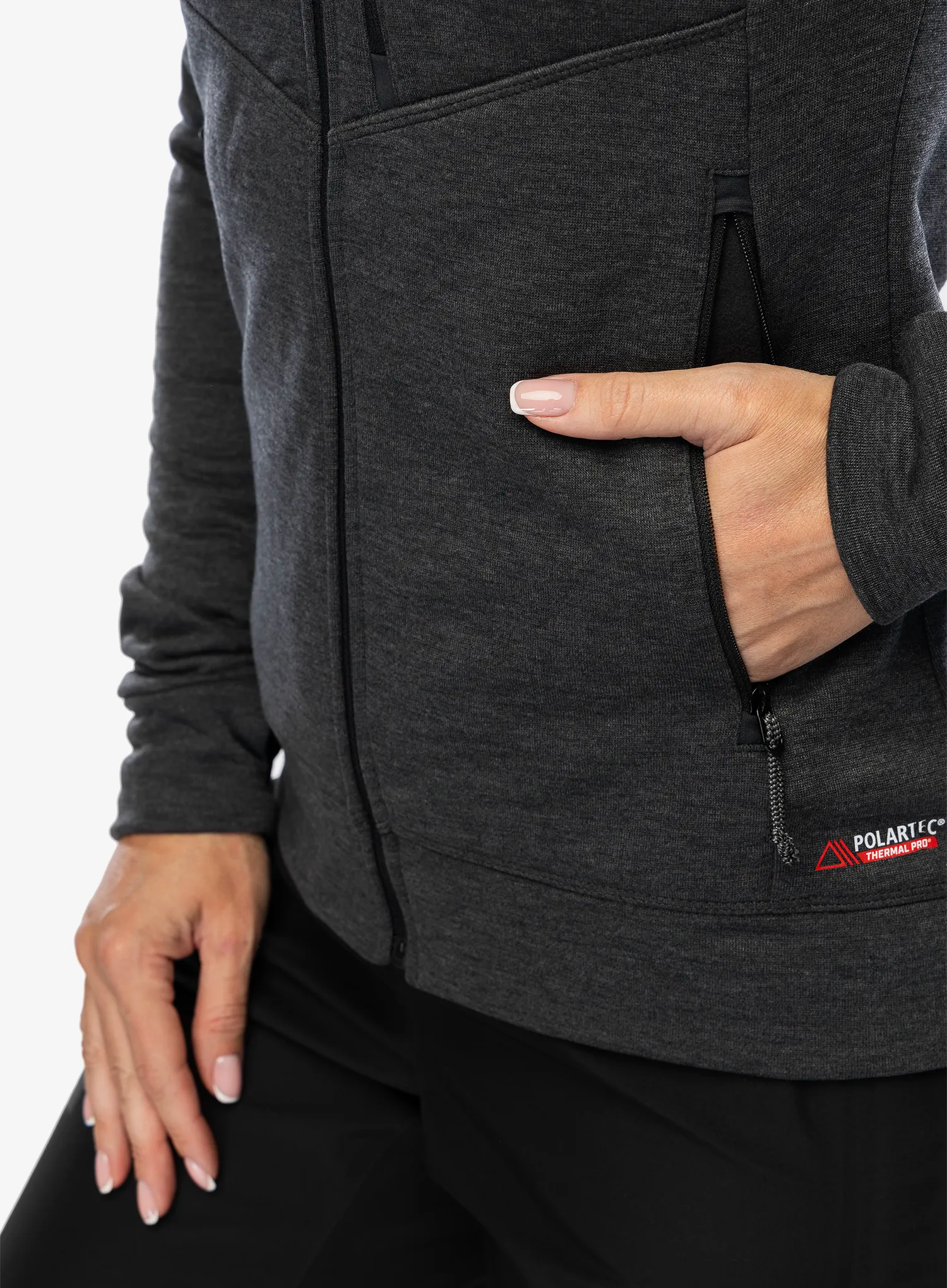 Dámská fleecová mikina Turbat Peak Fleece - jet black