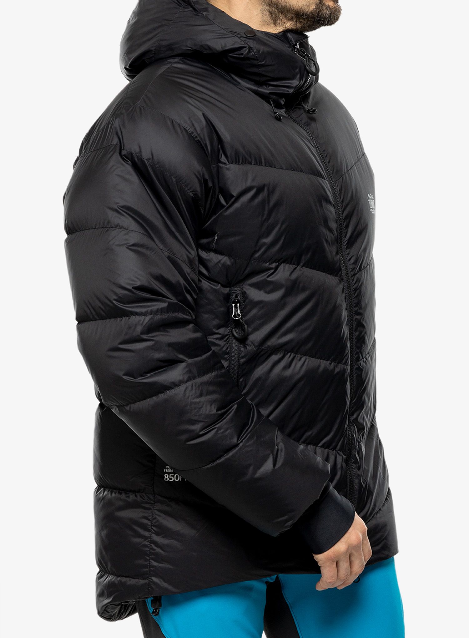 Péřová bunda Turbat Petros Pro - jet black