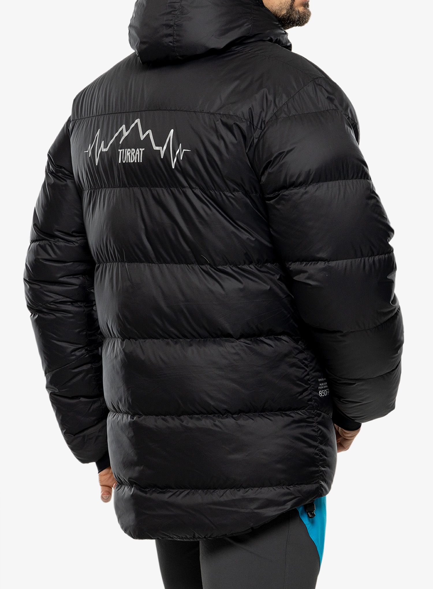 Péřová bunda Turbat Petros Pro - jet black