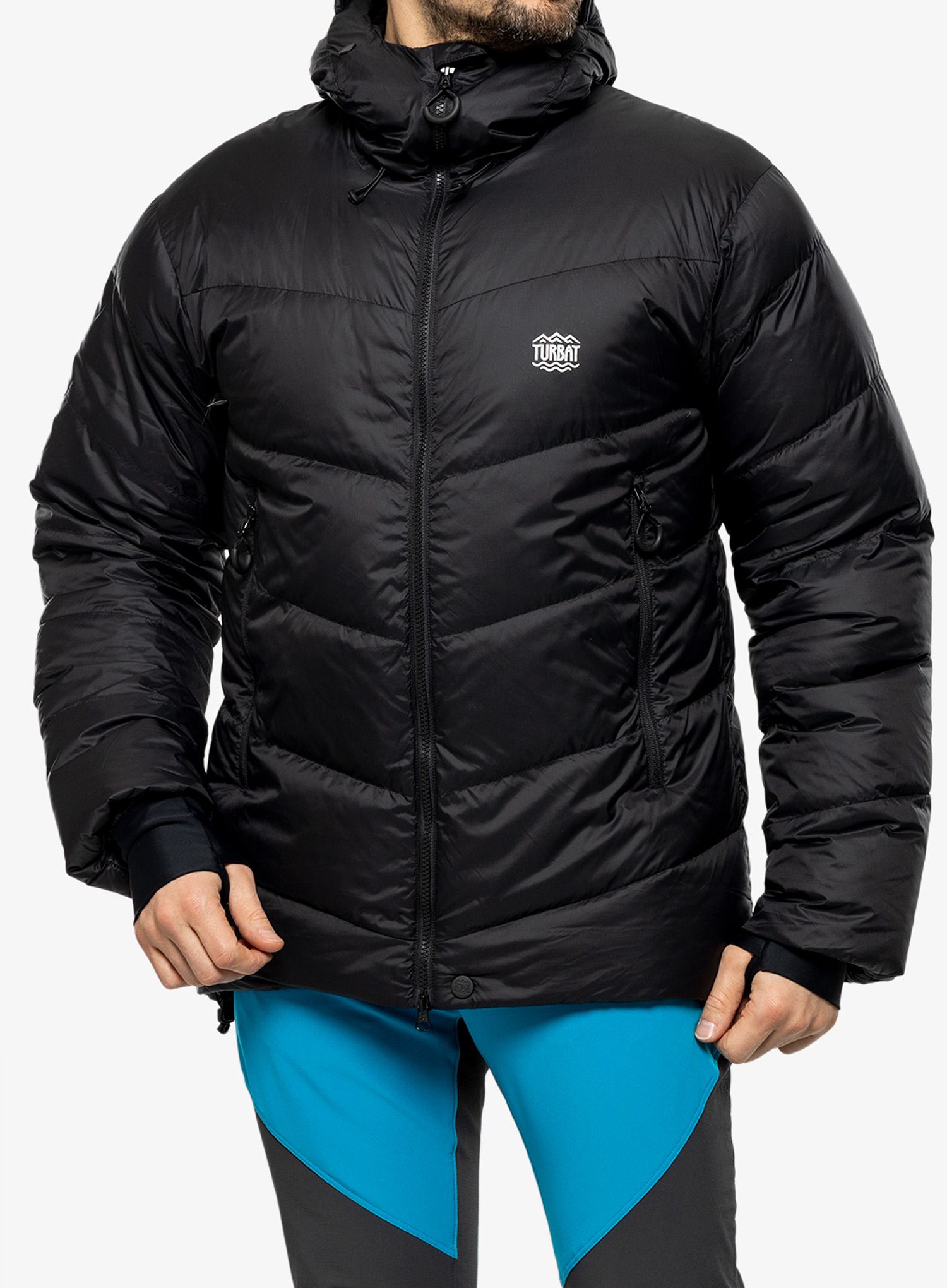 Péřová bunda Turbat Petros Pro - jet black