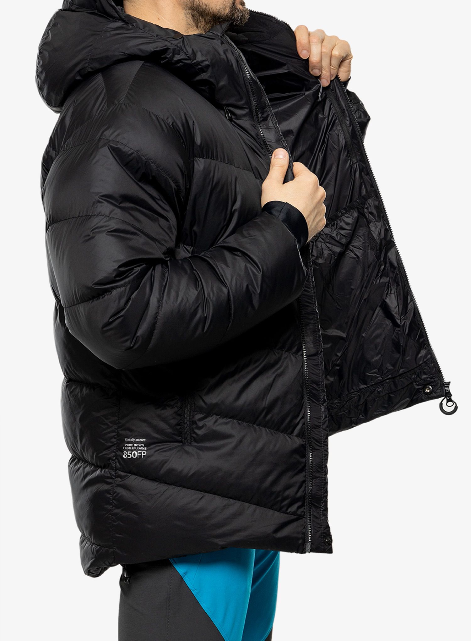 Péřová bunda Turbat Petros Pro - jet black