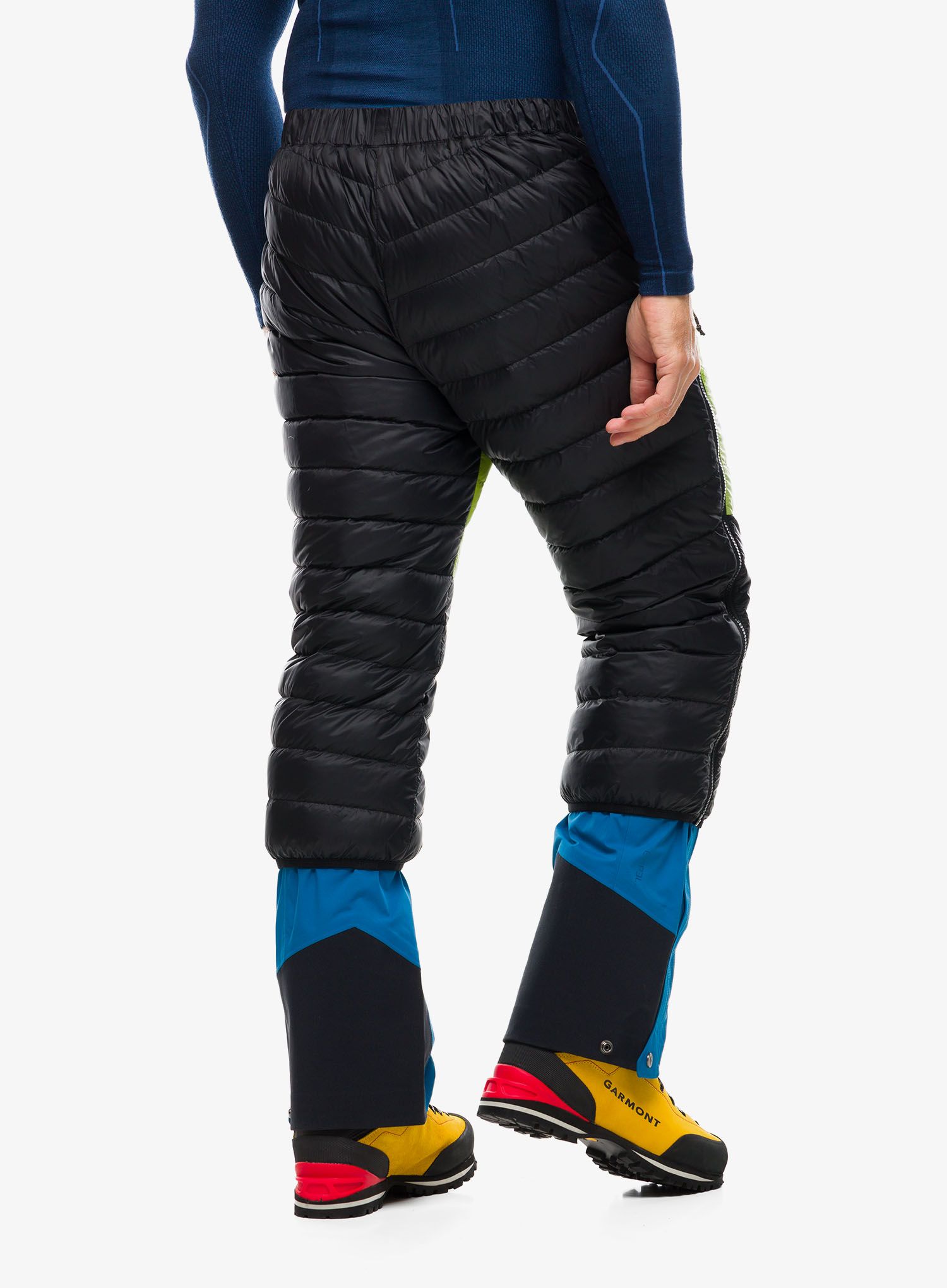 Péřové kalhotyTurbat Powder - jet black/macaw green