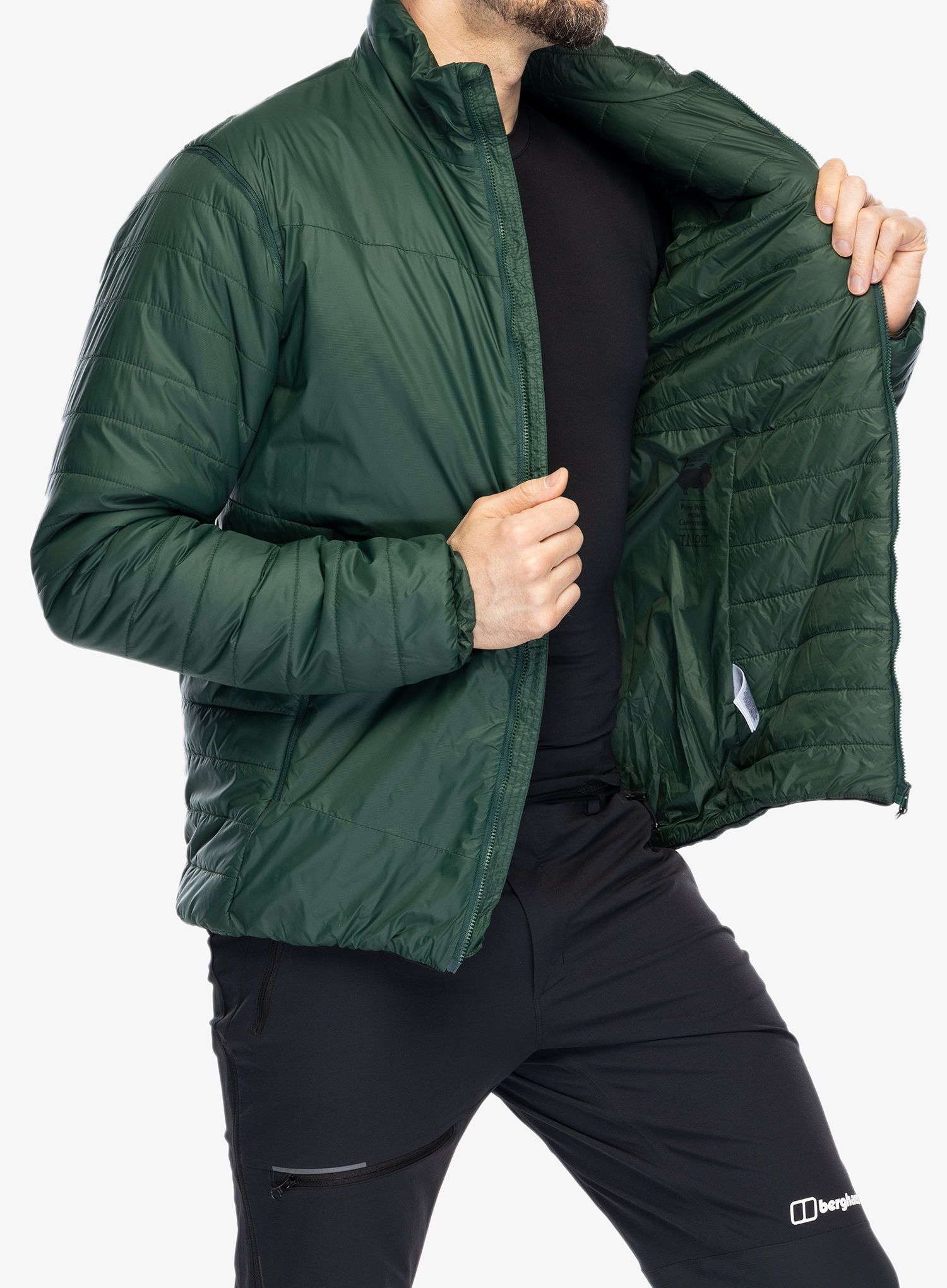 Zateplená bunda Turbat Stranger Jacket - sycamore green