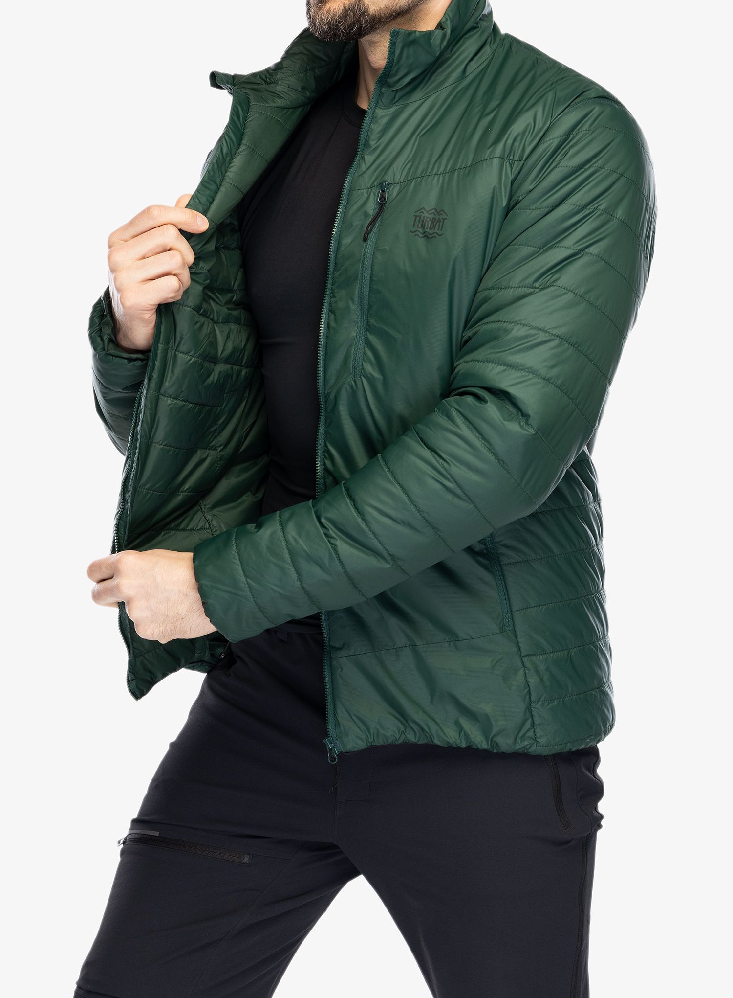 Zateplená bunda Turbat Stranger Jacket - sycamore green