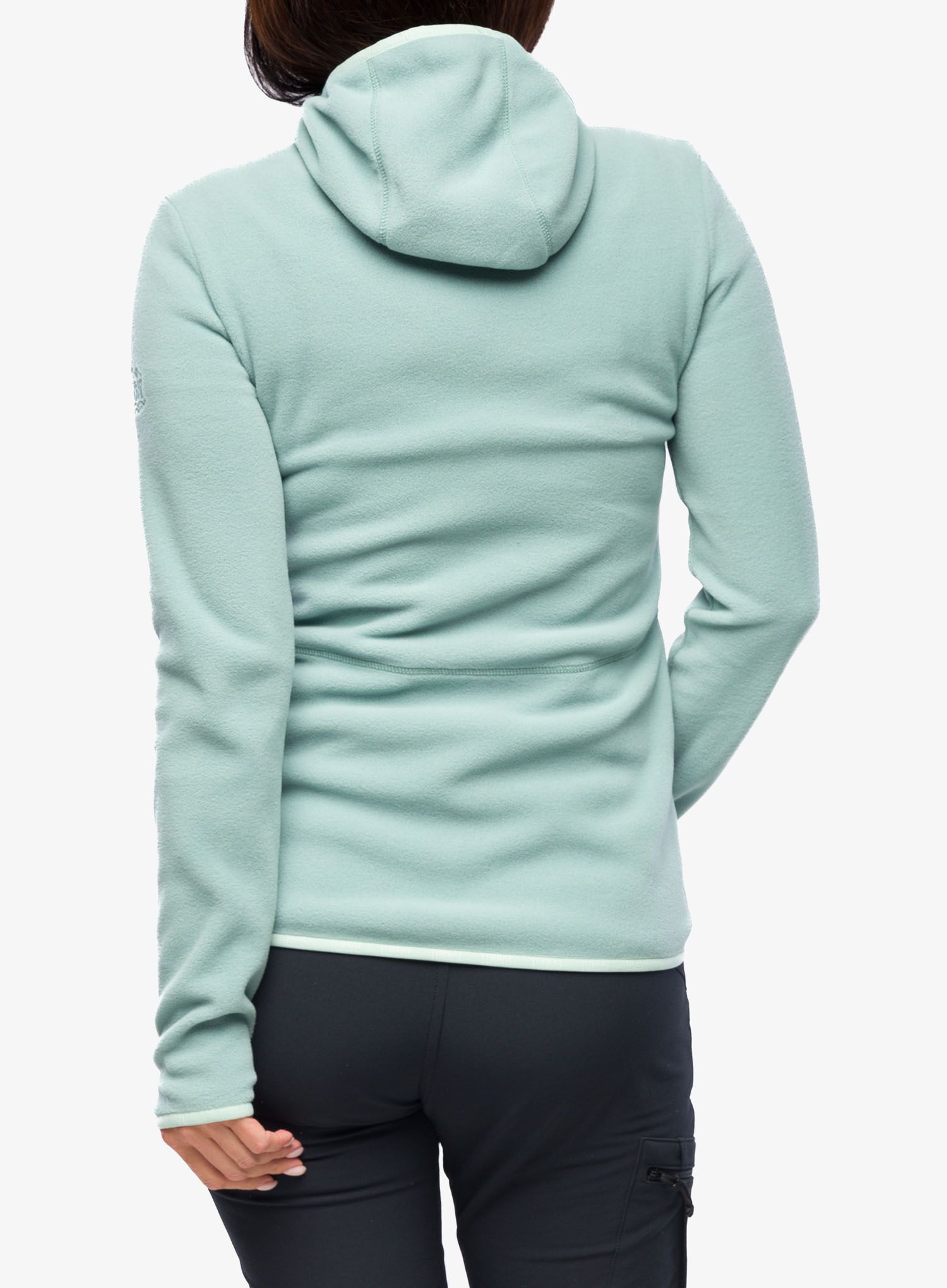 Dámská mikina s kapucí Turbat Summit Fleece - iceberg green