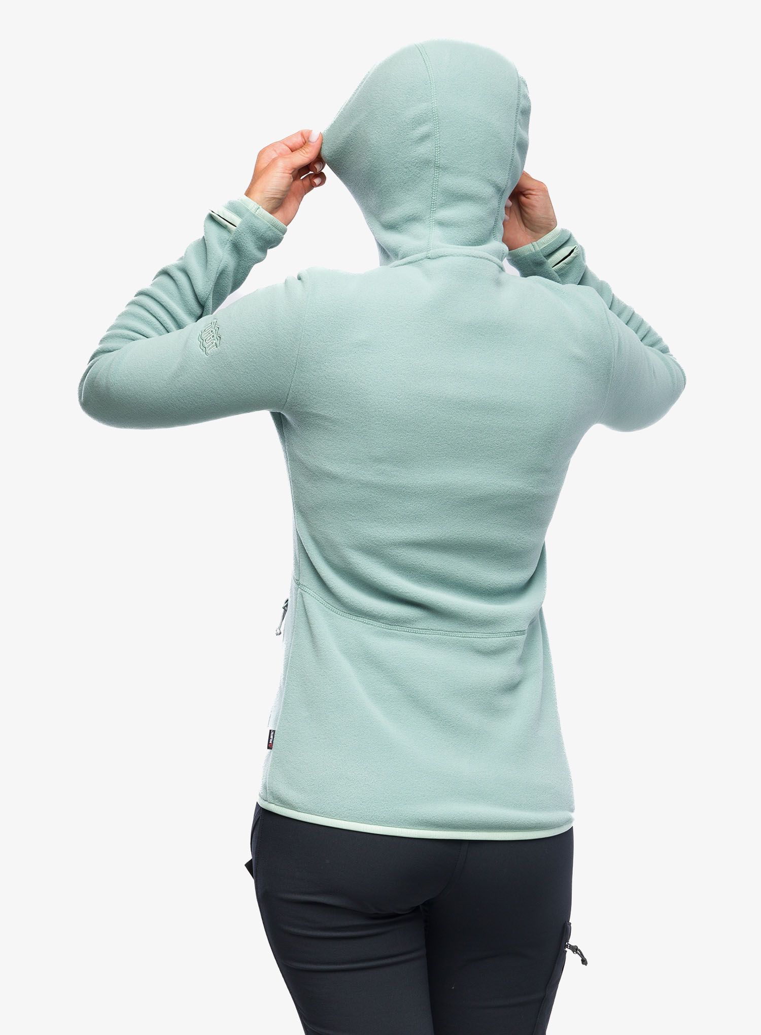 Dámská mikina s kapucí Turbat Summit Fleece - iceberg green
