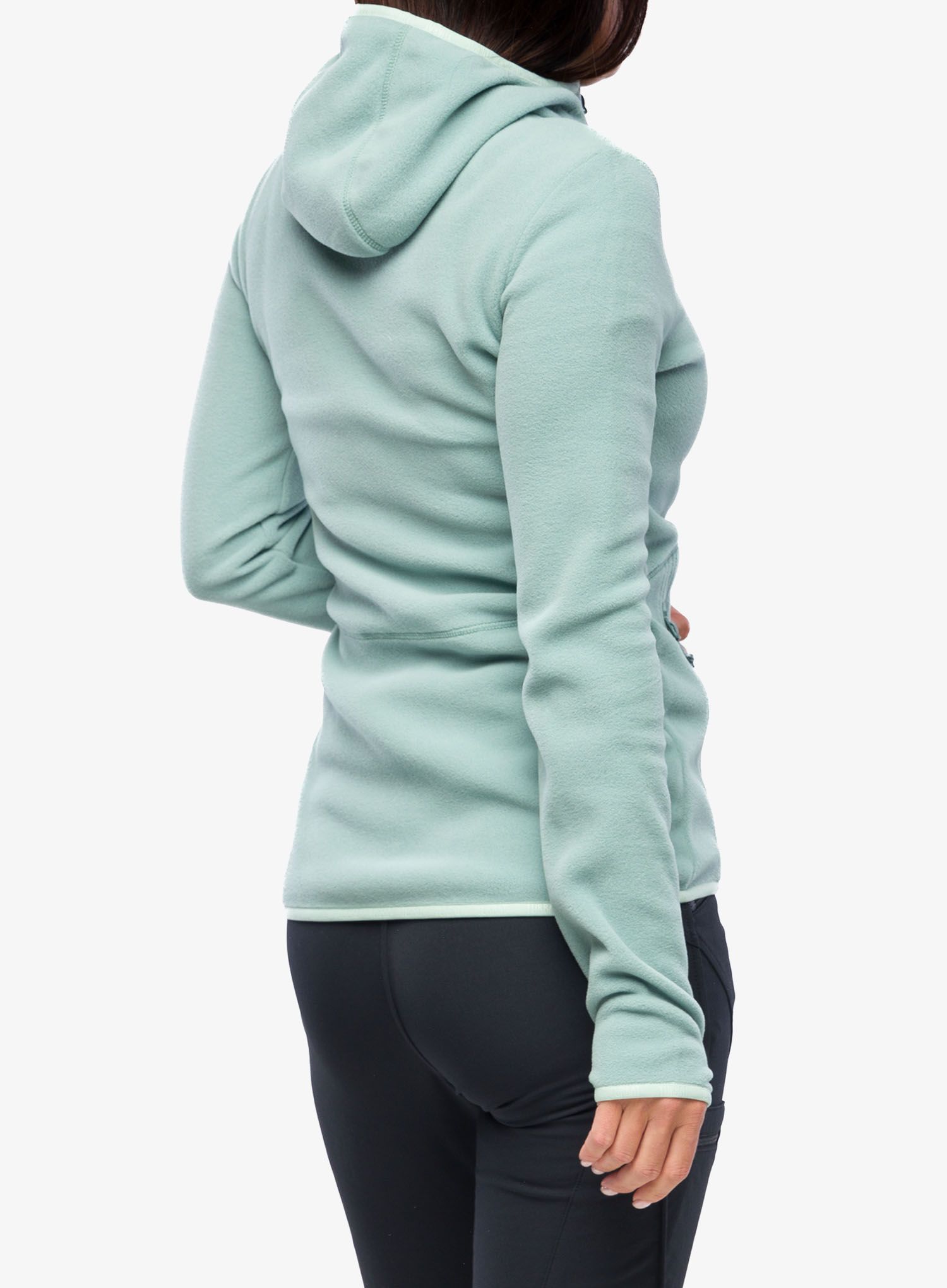 Dámská mikina s kapucí Turbat Summit Fleece - iceberg green