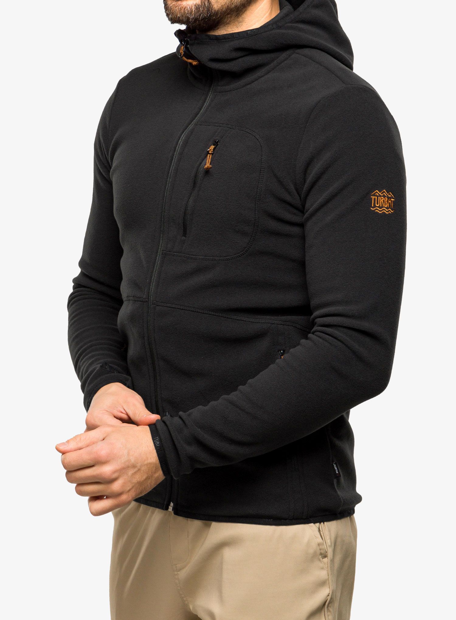 Fleece mikina Turbat Summit - jet black