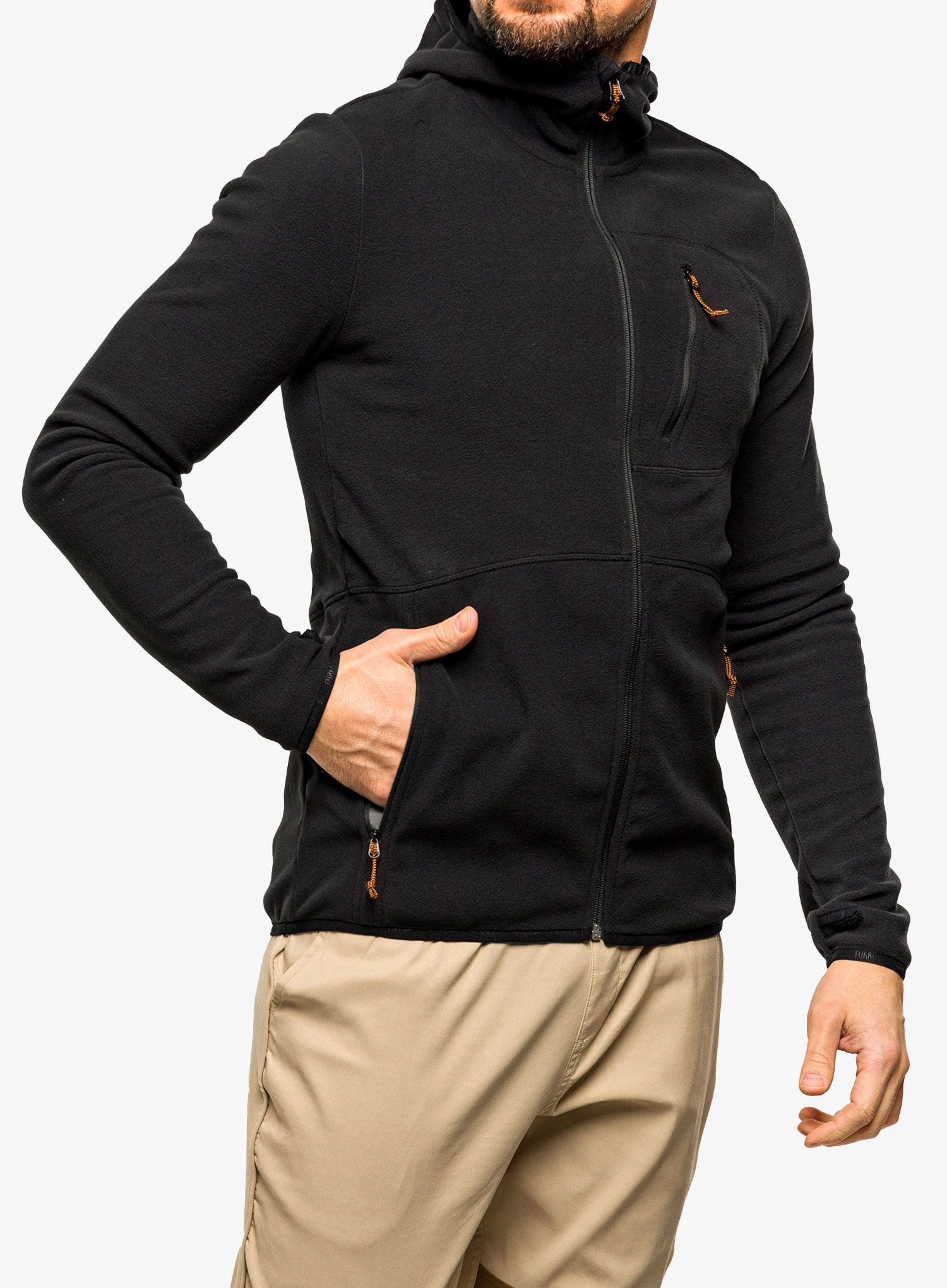 Fleece mikina Turbat Summit - jet black