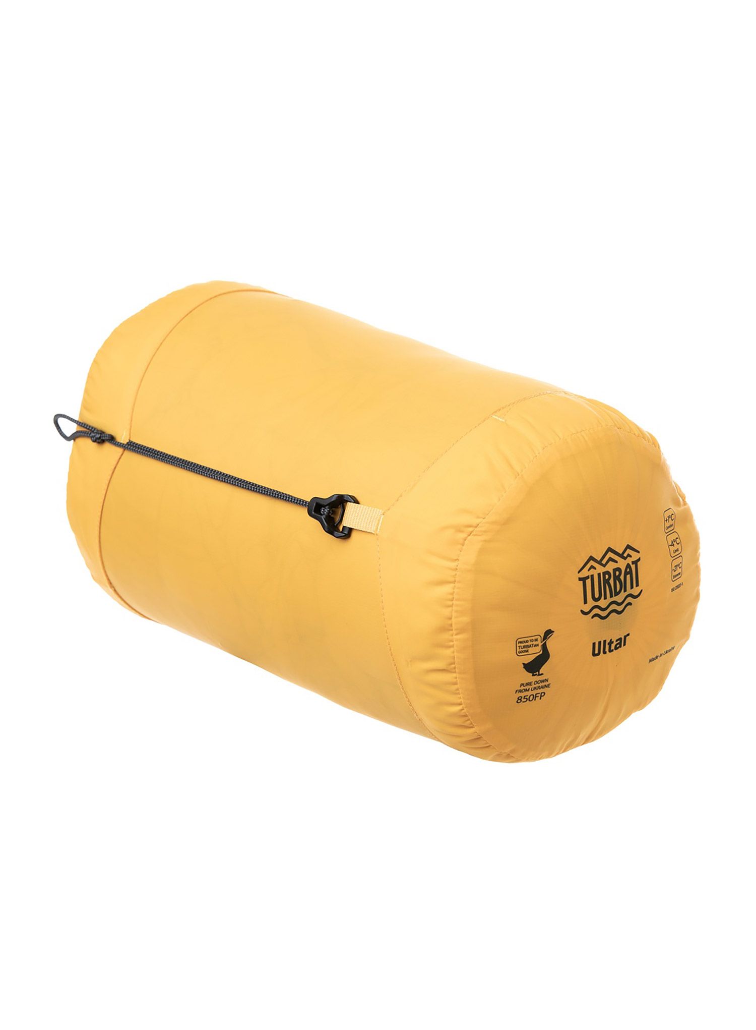 Spací pytel z prachového peří Turbat Ultar (185 cm) - dark cheddar