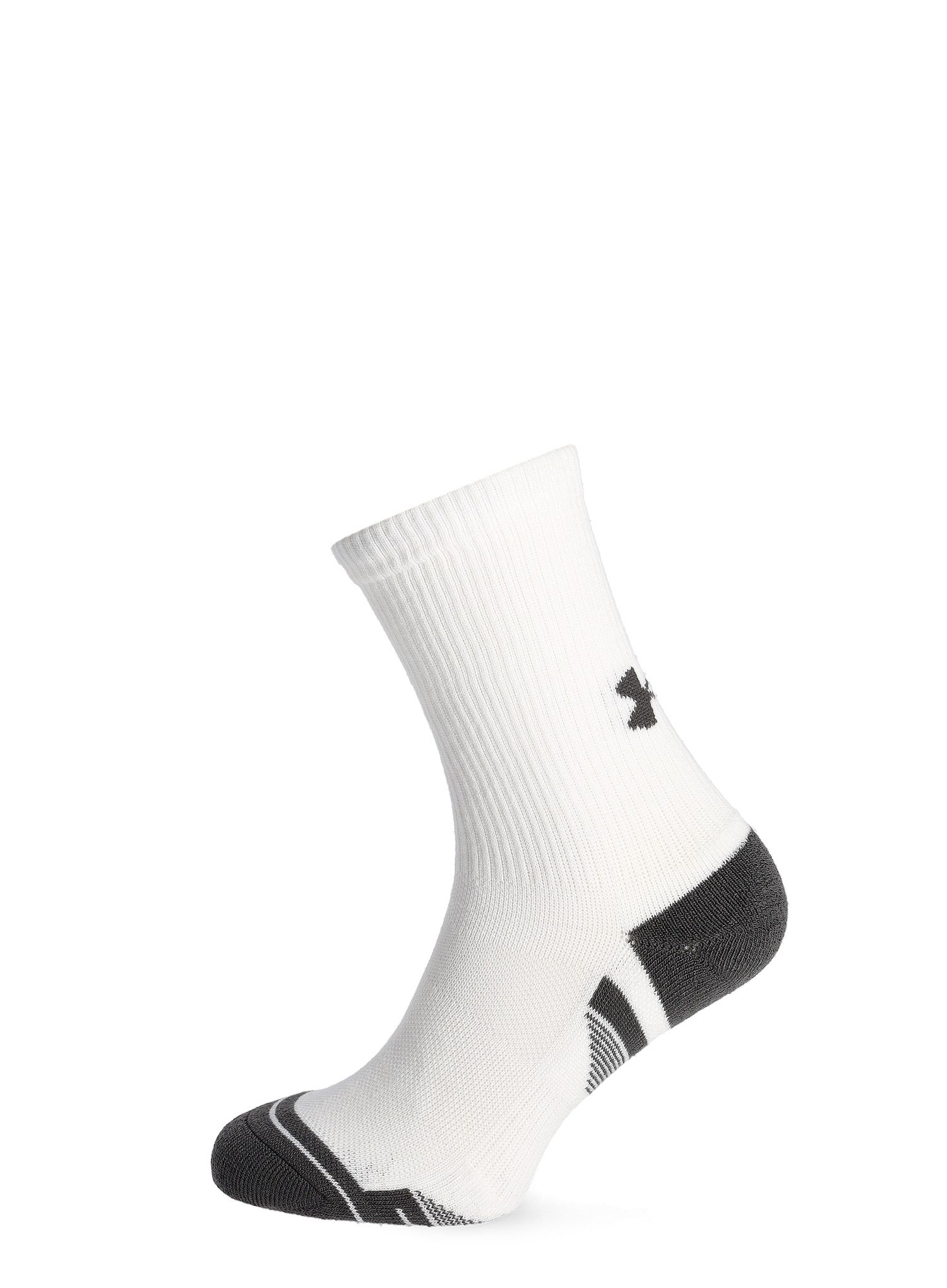 Ponožky Under Armour UA Performance Tech 3-Pack Crew - white/white/jet gray