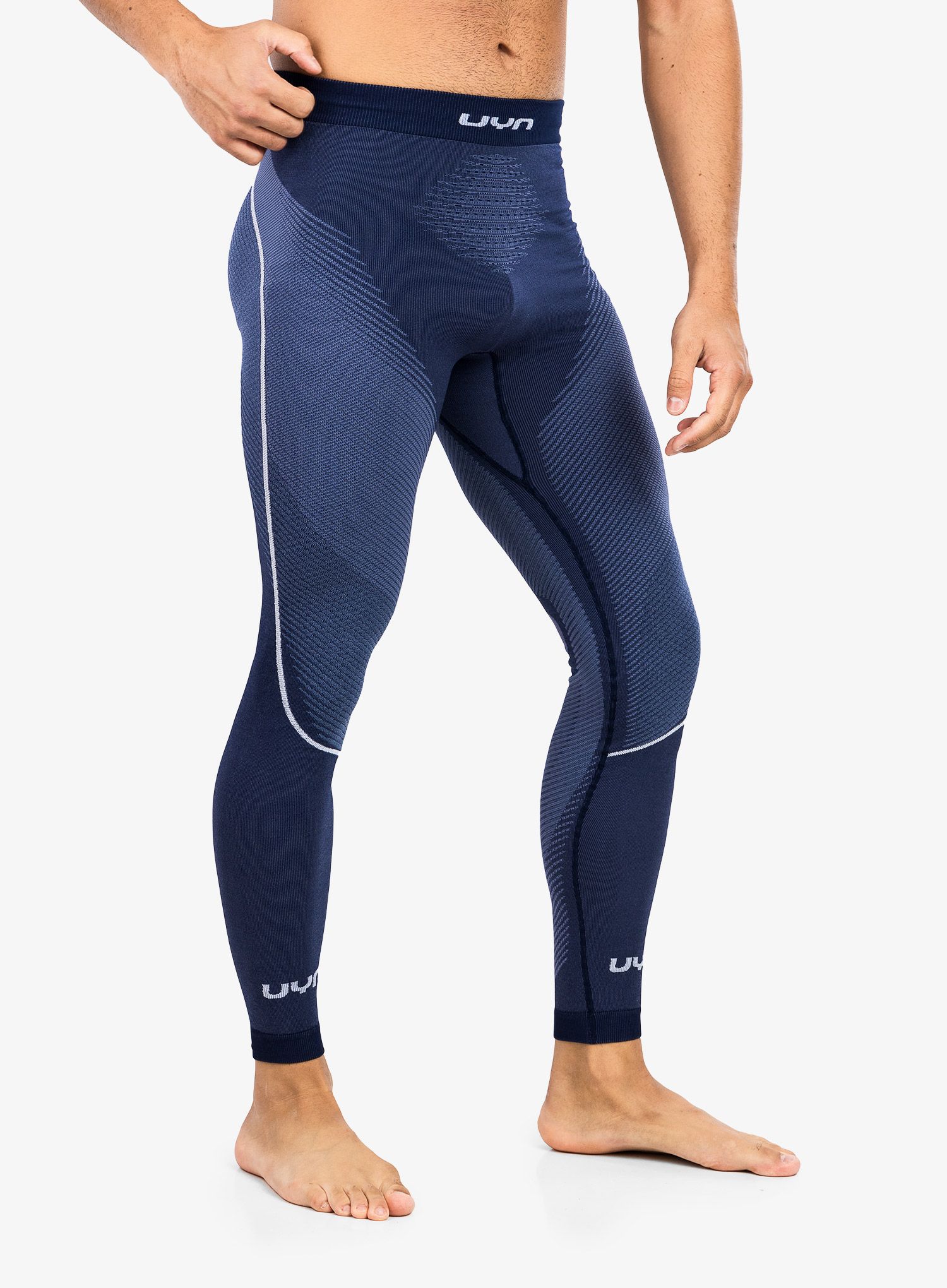 Termoaktivní legíny UYN Ambityon UW Pants Long - deep blue/avio