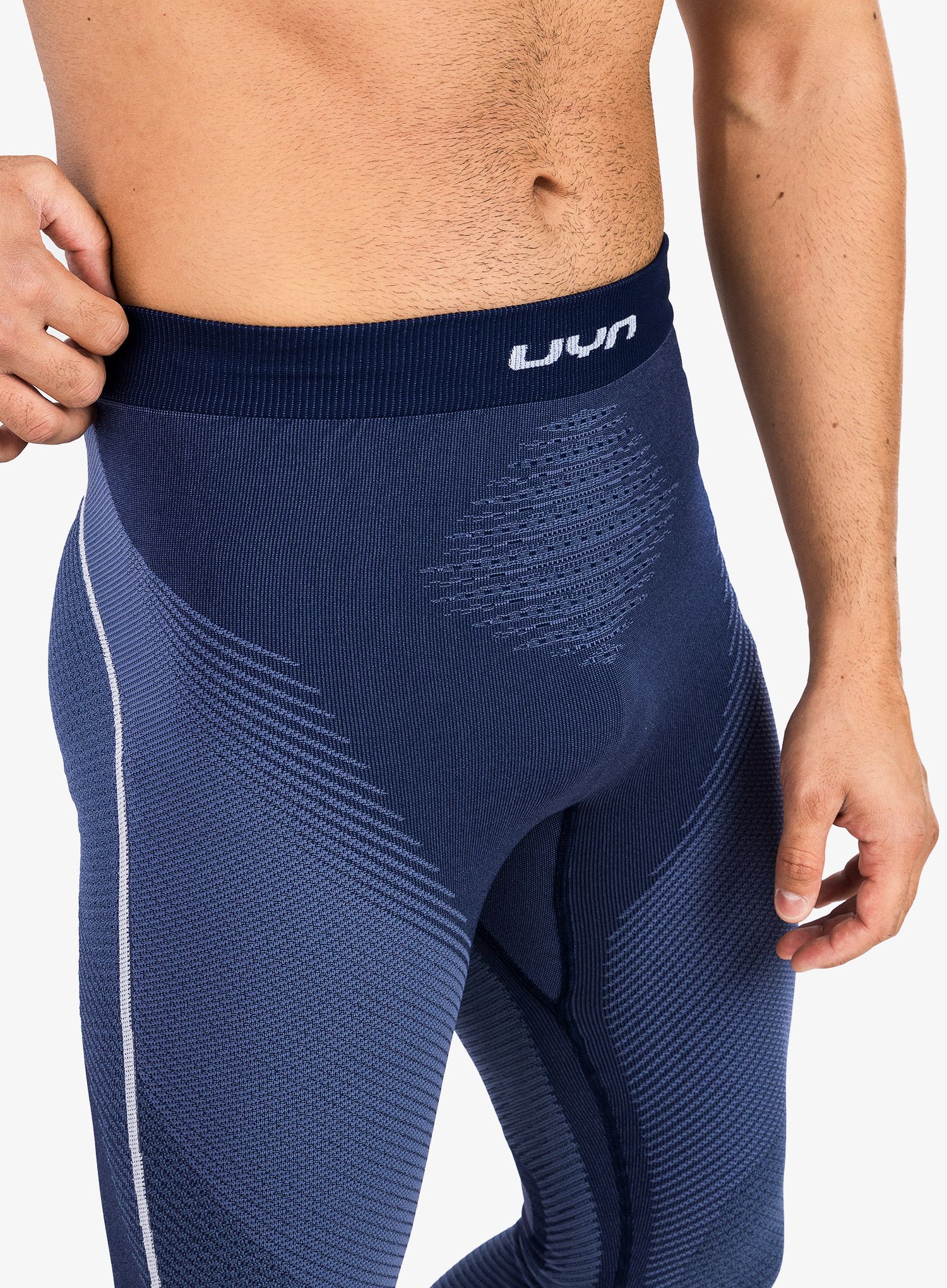 Termoaktivní legíny UYN Ambityon UW Pants Long - deep blue/avio