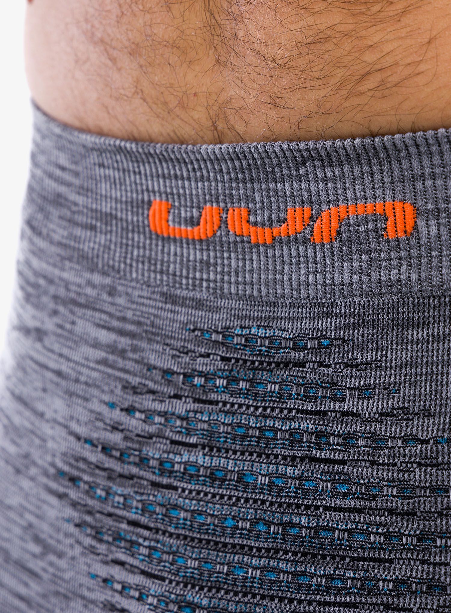 Termolegíny UYN Ambityon UW Pants Medium Melange - blk melange/orange