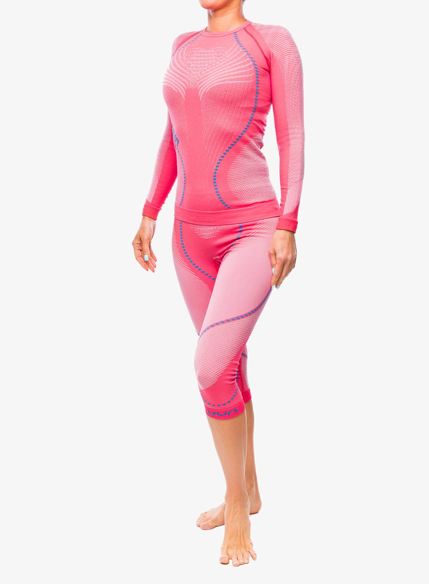 Termo legíny dámské UYN Ambityon UW Pants Medium - geranium/pearl