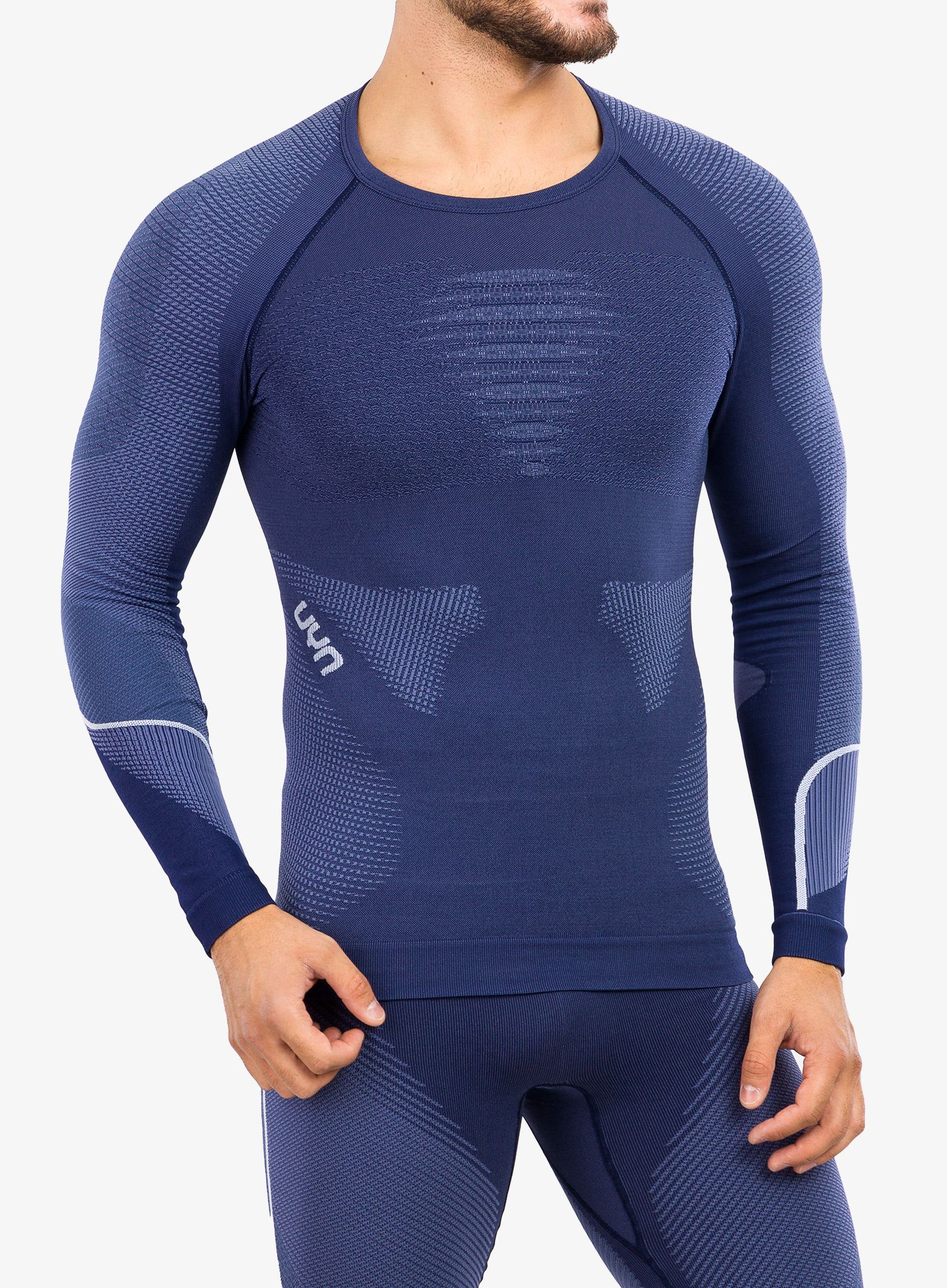 Funkční mikina UYN Ambityon UW Shirt LS - deep blue/avio