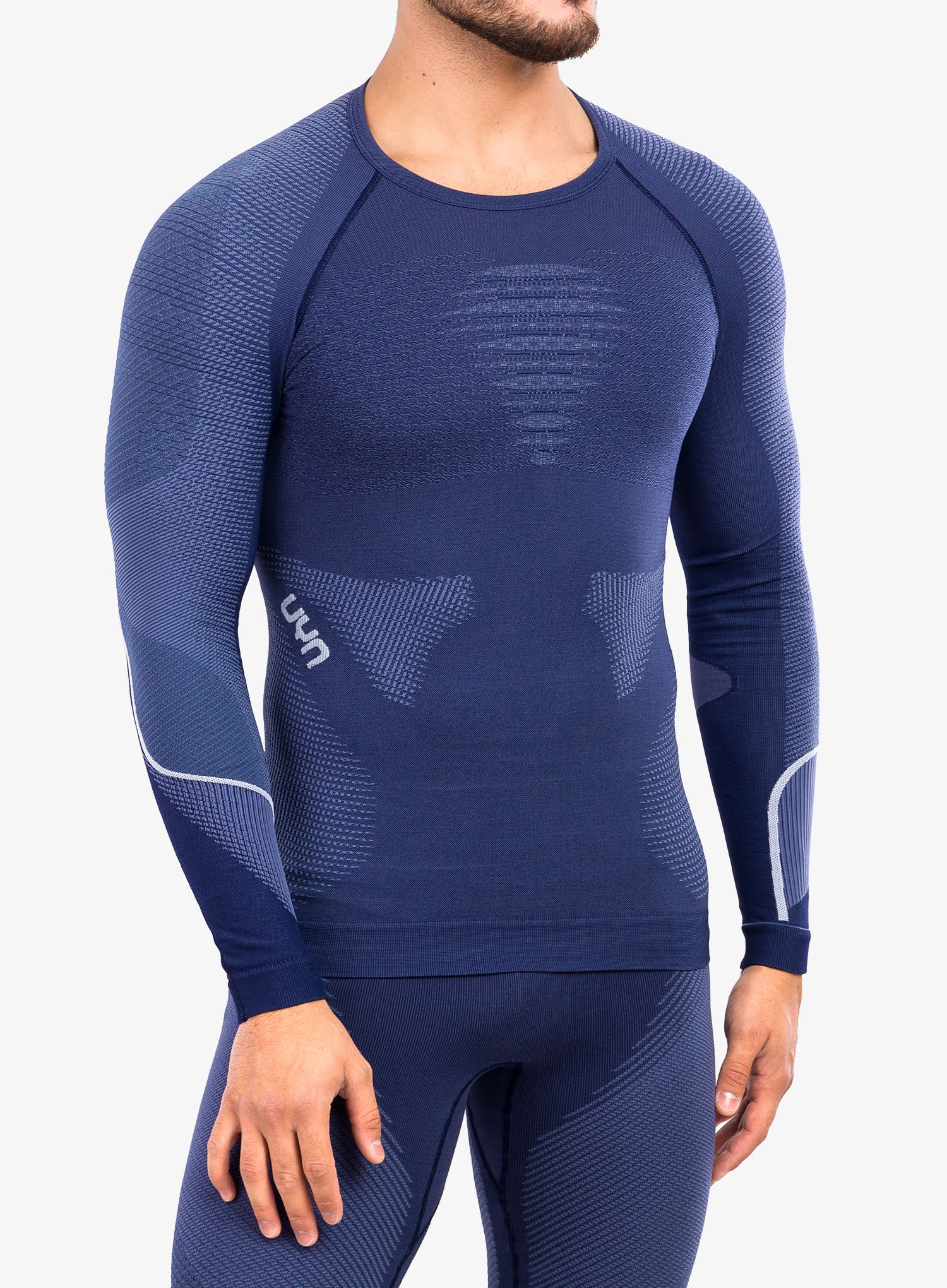 Funkční mikina UYN Ambityon UW Shirt LS - deep blue/avio