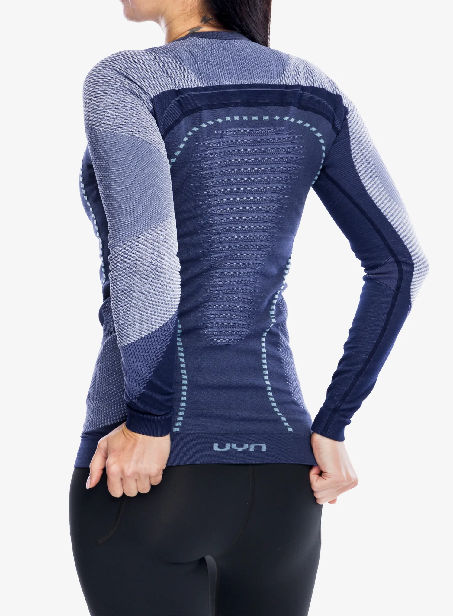 Dámská  funkční mikina UYN Ambityon UW Shirt LS - deep blue/white