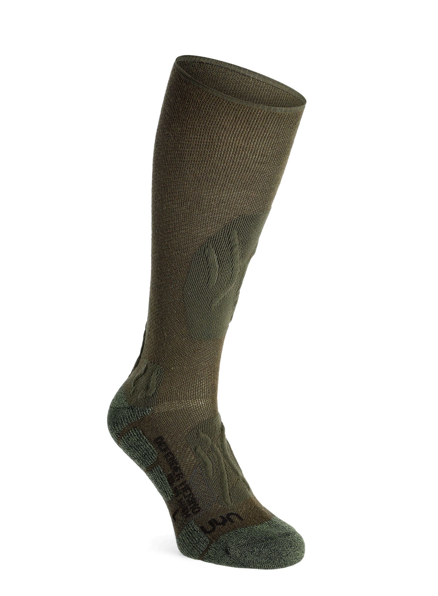 Turistické ponožky UYN Defender Merino High Socks - military