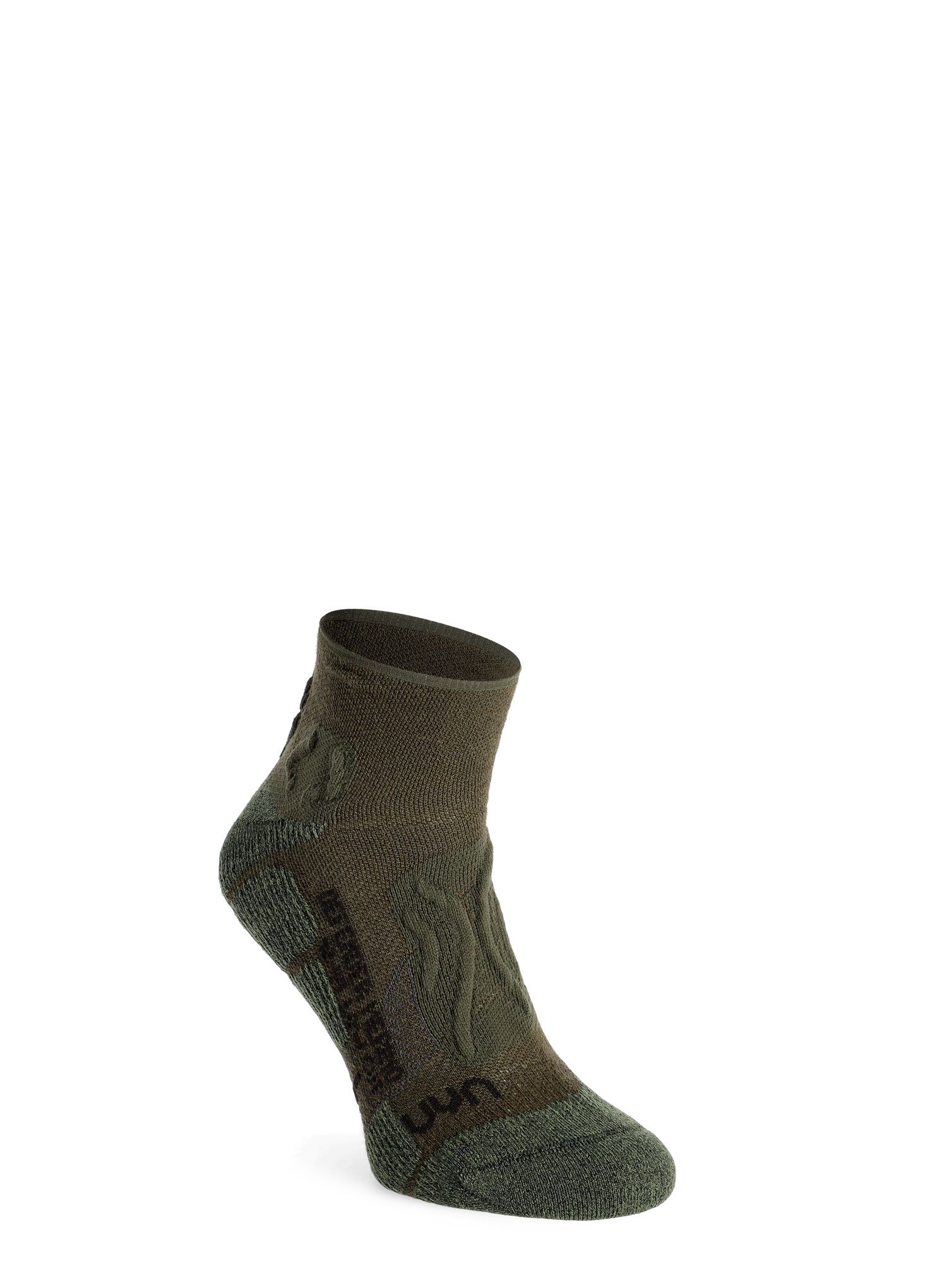 Turistické ponožky UYN Defender Merino Low Cut Socks - tactical green