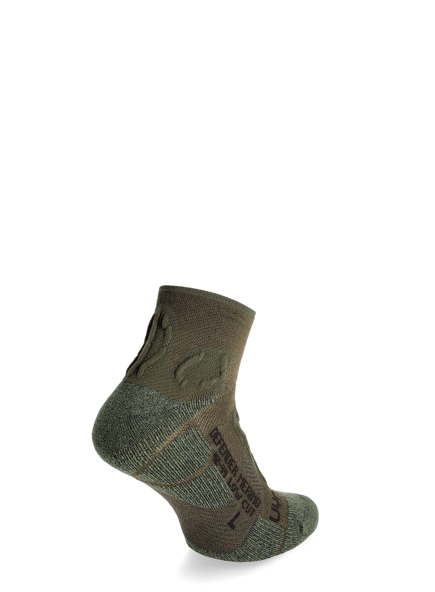 Turistické ponožky UYN Defender Merino Low Cut Socks - tactical green