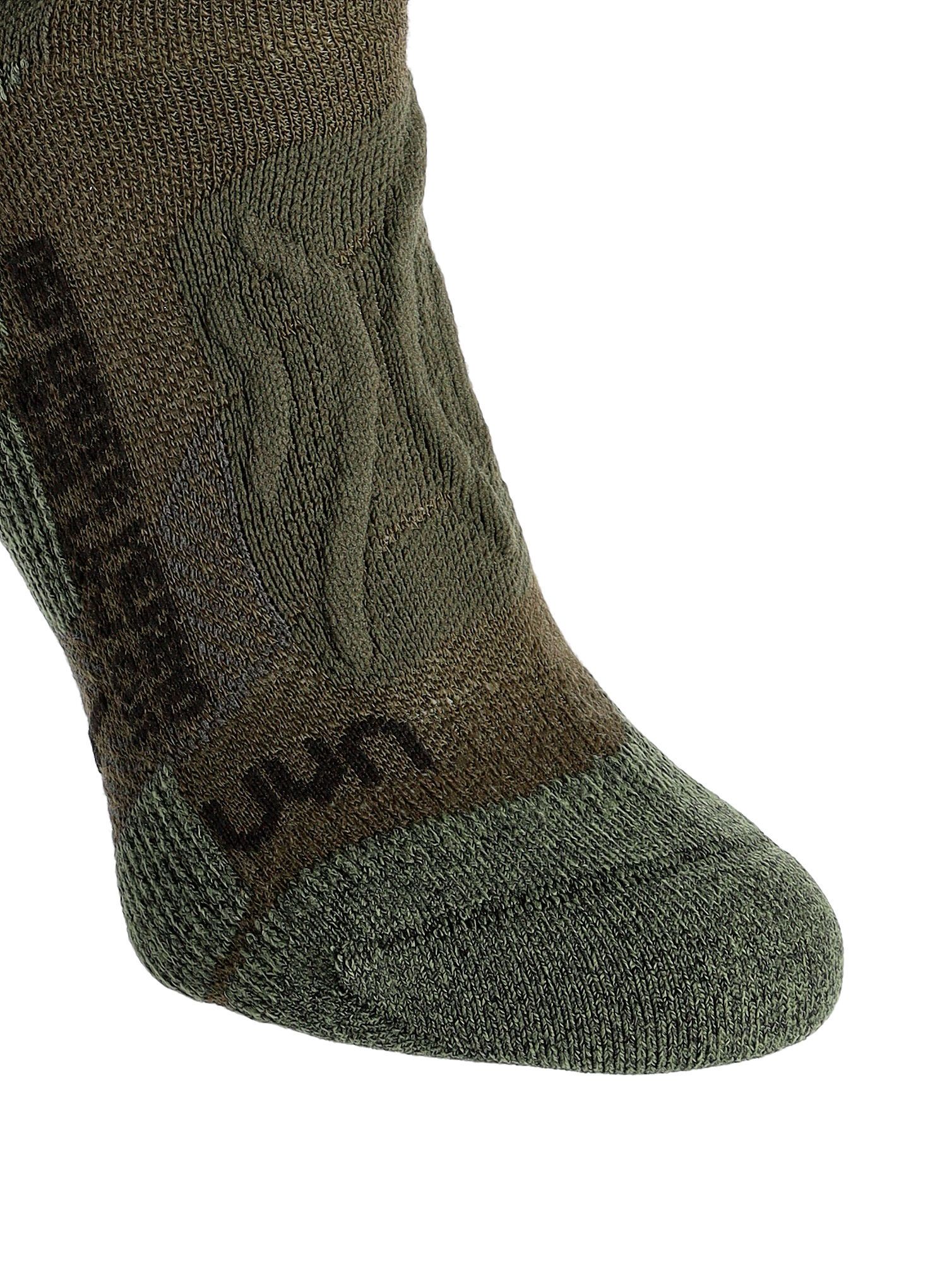 Turistické ponožky UYN Defender Merino Low Cut Socks - tactical green