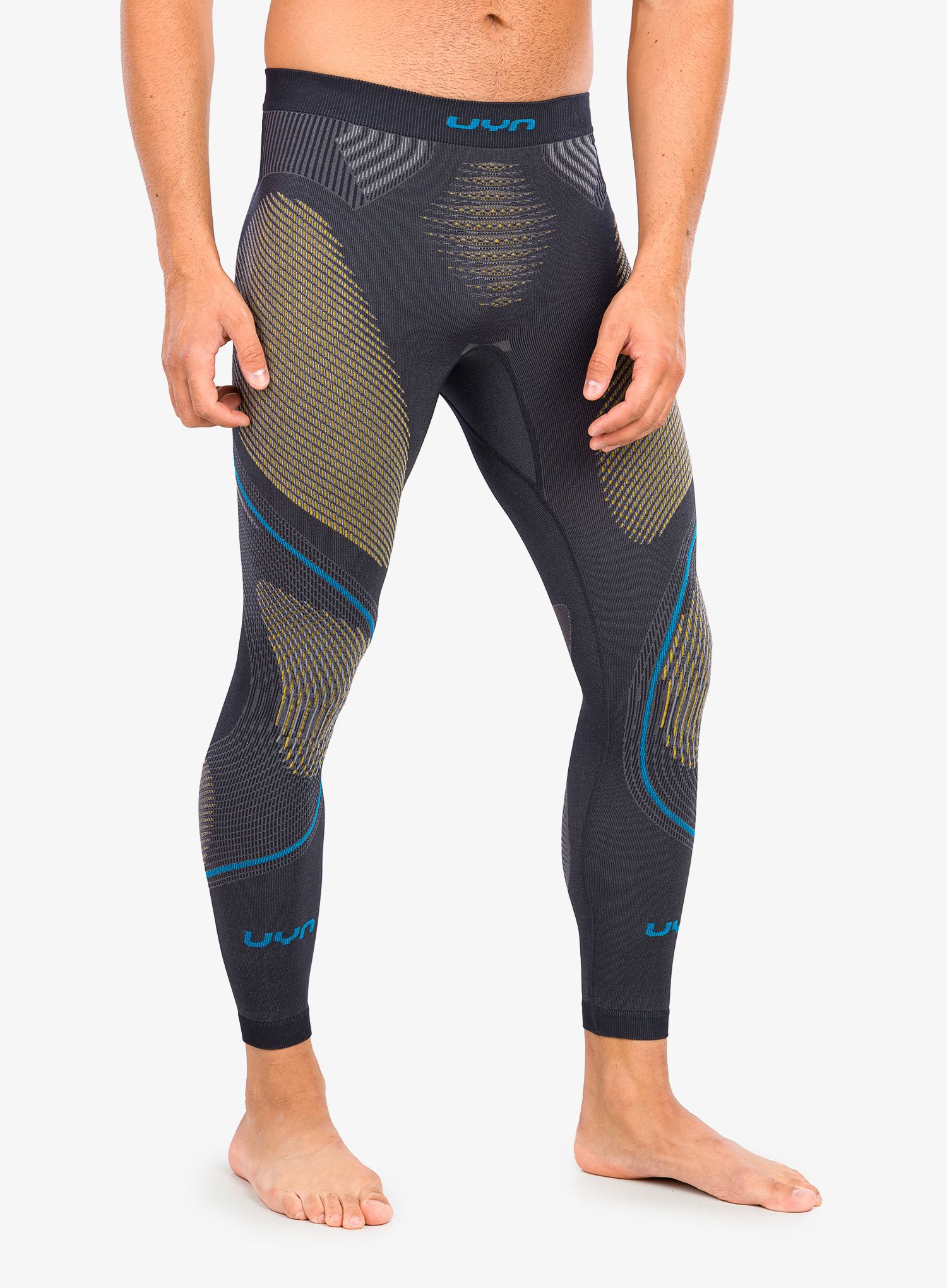 Termoaktivní legíny UYN Evolutyon UW Pants Long - charcoal/gold