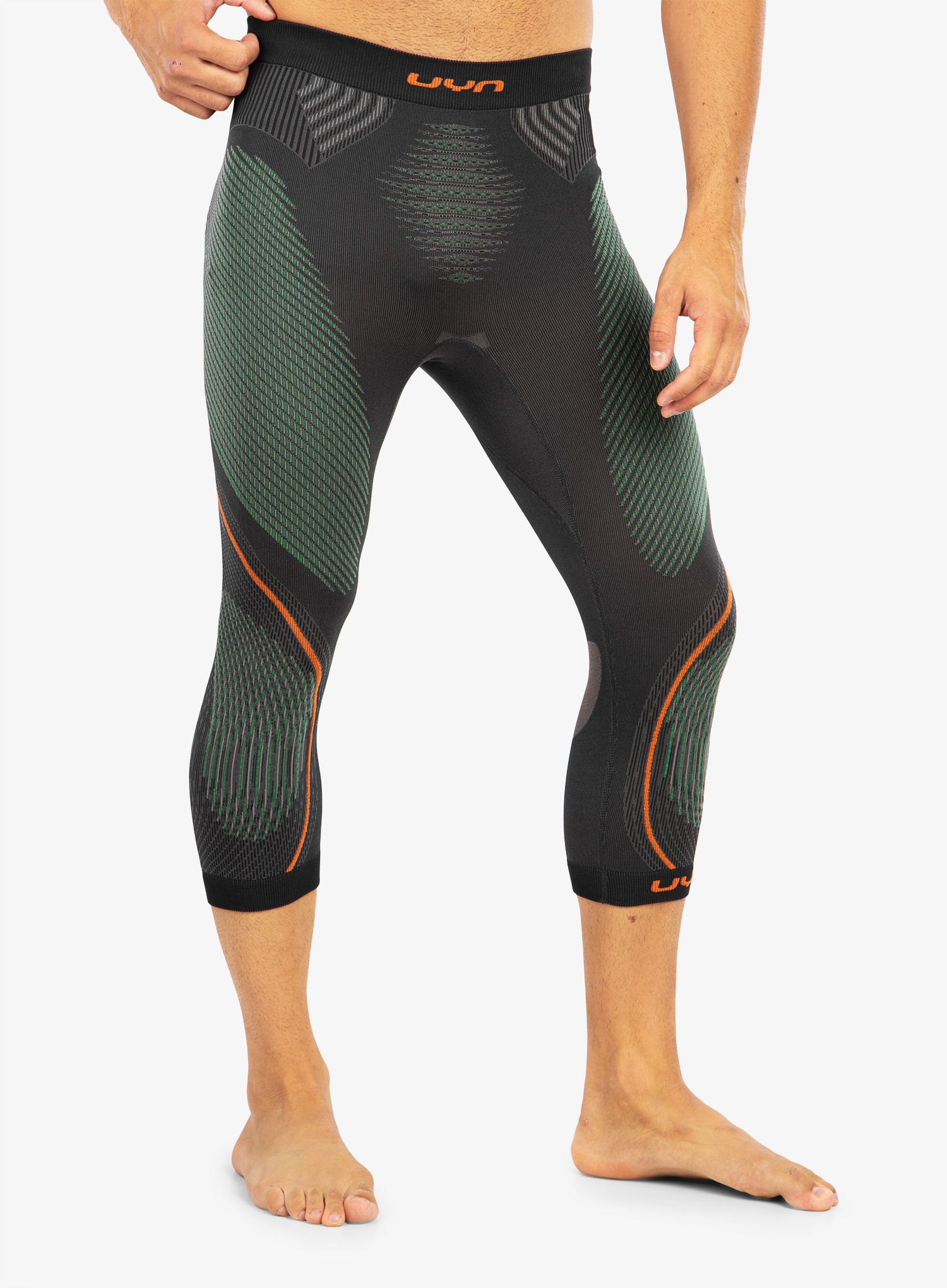 Termoaktivní legíny UYN Evolutyon UW Pants Medium - charcoal/green