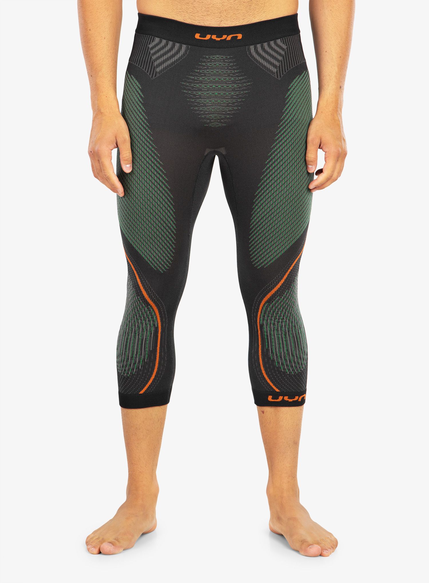 Termoaktivní legíny UYN Evolutyon UW Pants Medium - charcoal/green