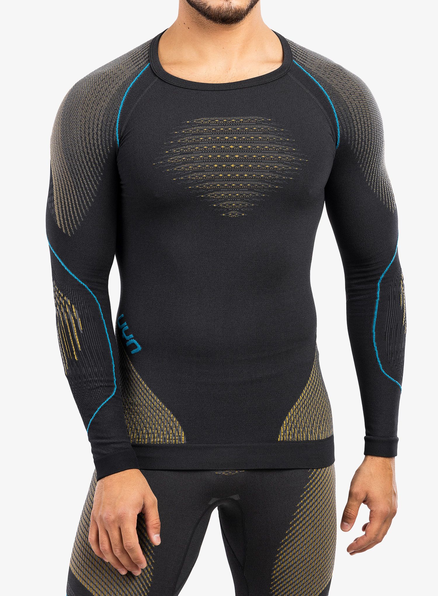 Funkční mikina UYN Evolutyon UW Shirt LS - charcoal/gold