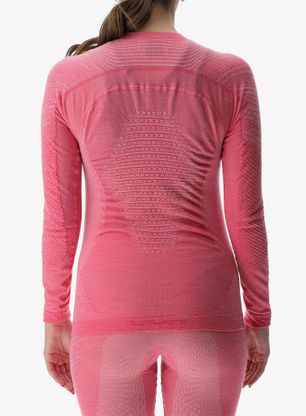 Funkční mikina dámská UYN Fusyon Biotech UW Shirt LS - fuchsia purple