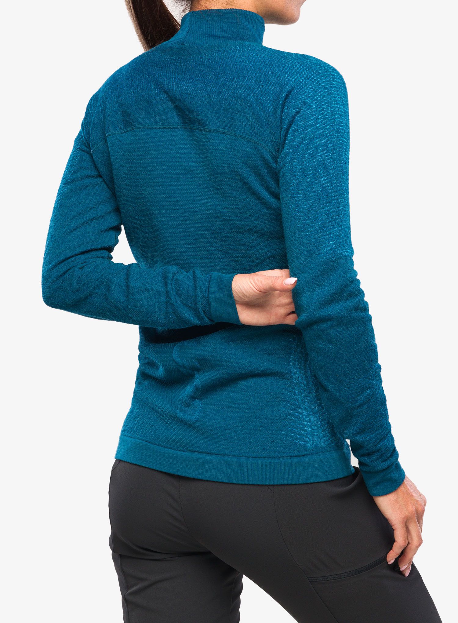 Funkční mikina dámská UYN Nival 2nd Layer OW Shirt SL - blue/atlantic