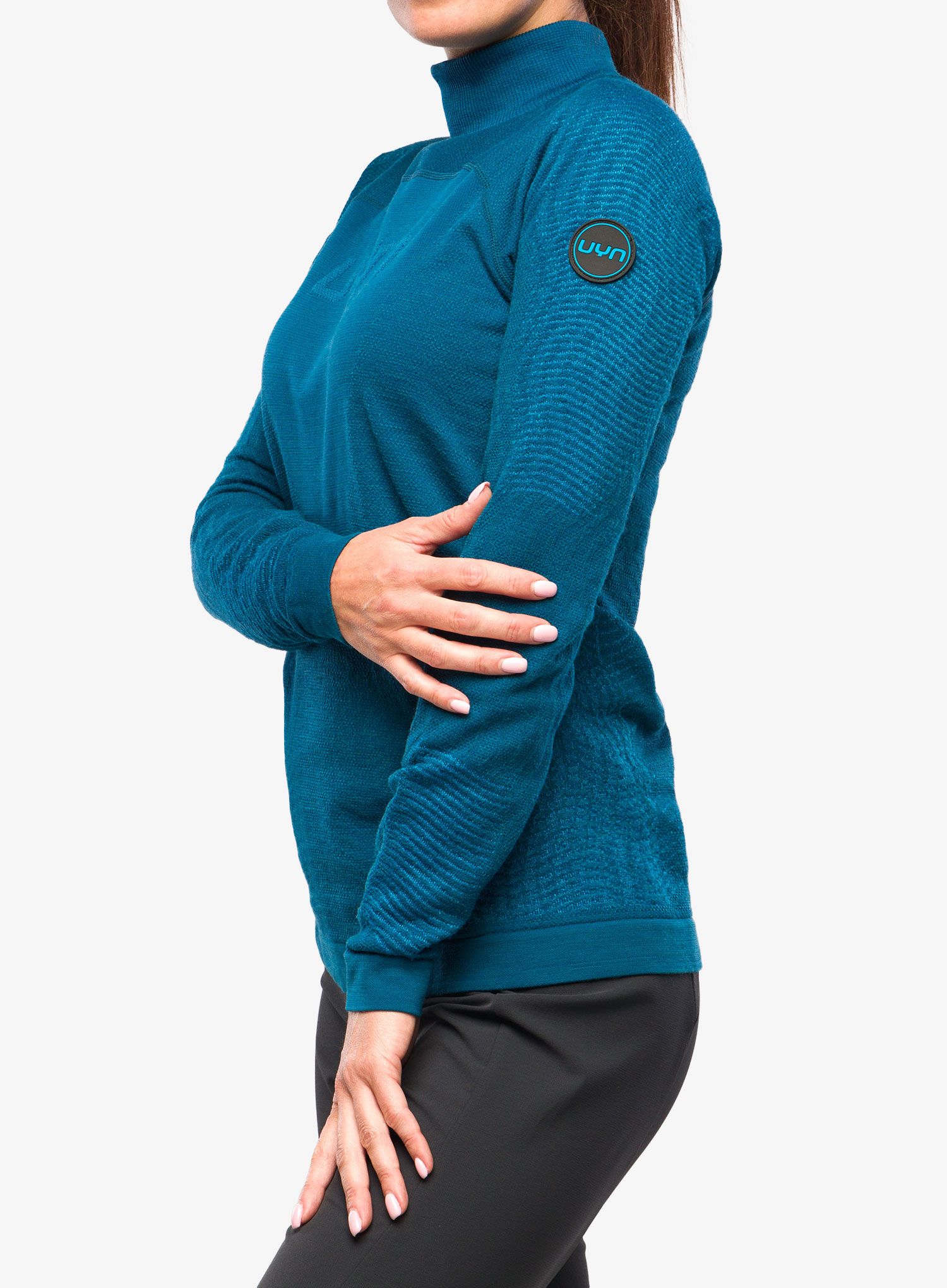 Funkční mikina dámská UYN Nival 2nd Layer OW Shirt SL - blue/atlantic