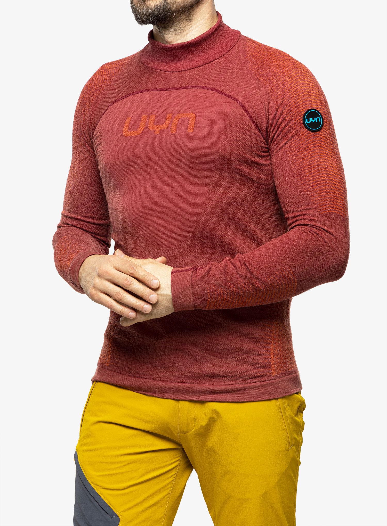 Funkční mikina UYN Nival OW Shirt SL - red/orange