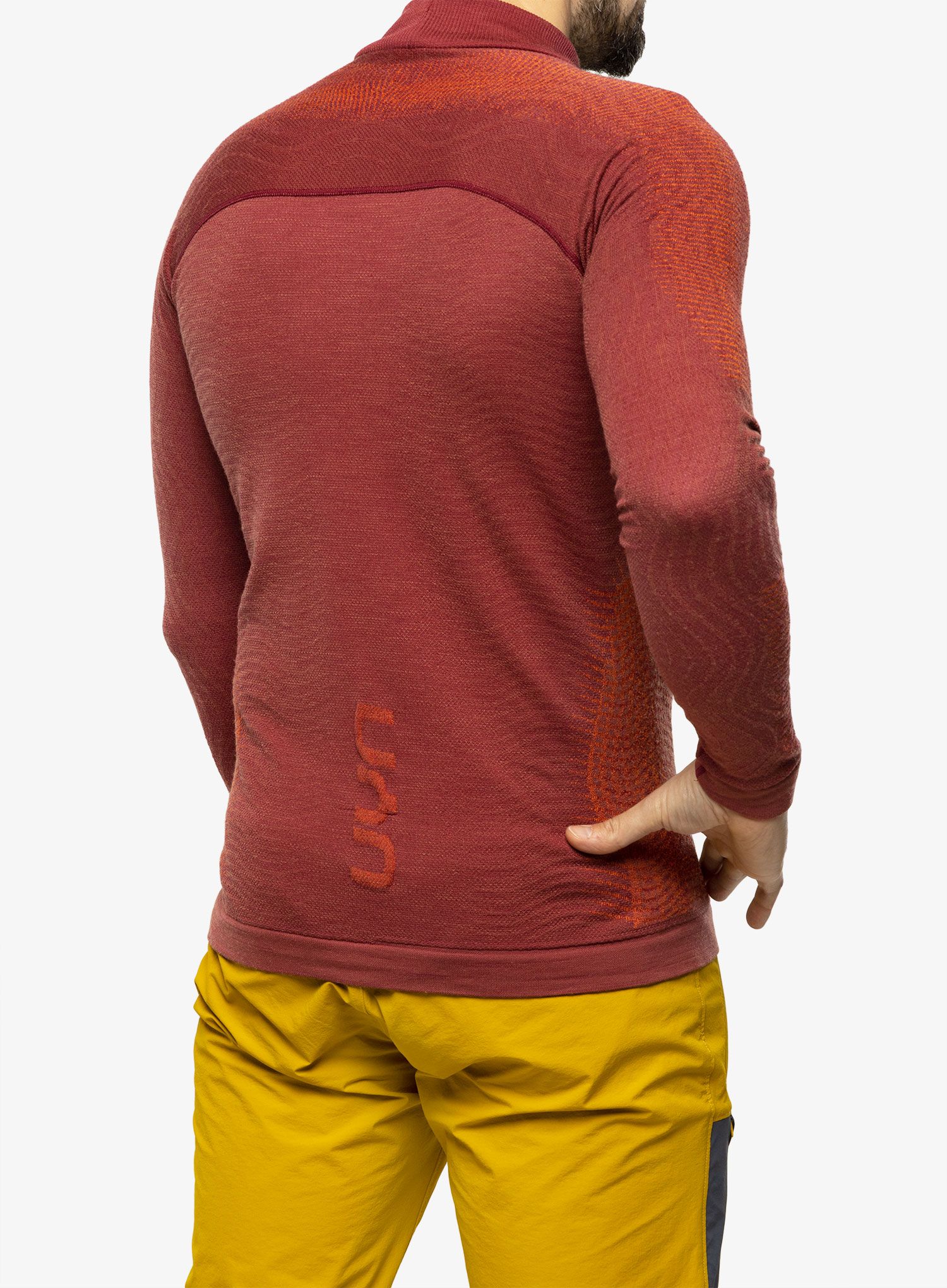 Funkční mikina UYN Nival OW Shirt SL - red/orange