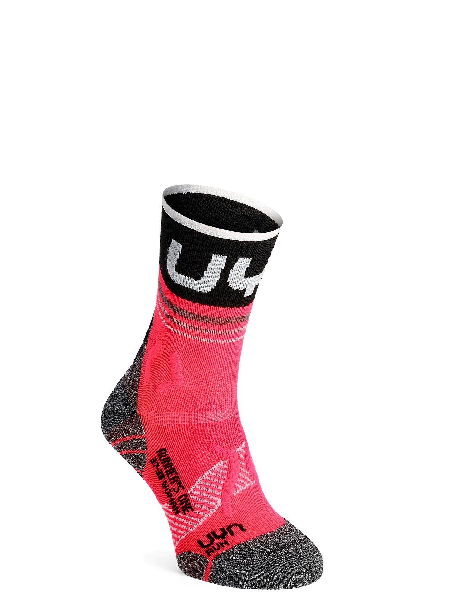 Běžecké ponožky dámské UYN Runner's One Short Socks - pink/black