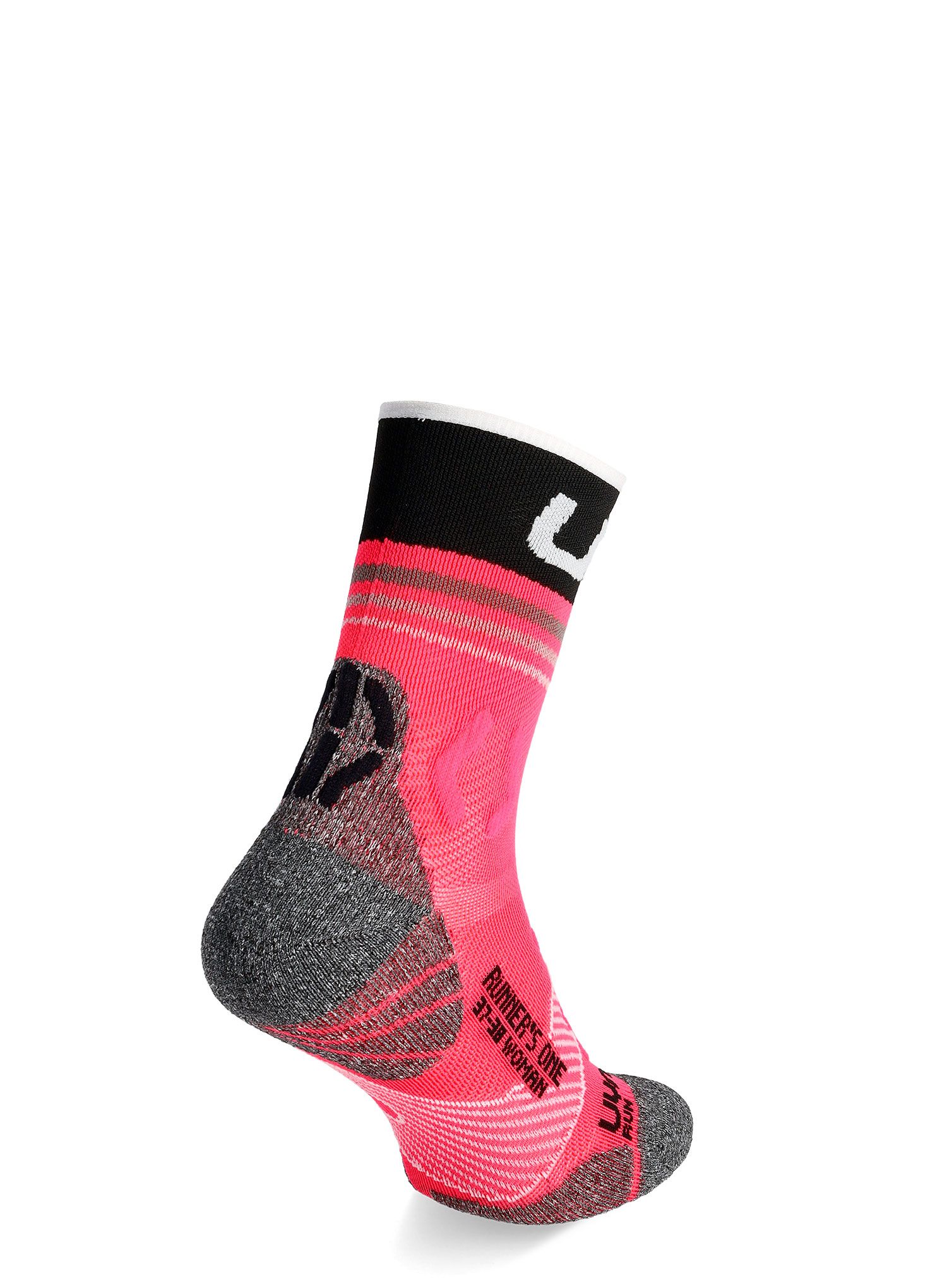 Běžecké ponožky dámské UYN Runner's One Short Socks - pink/black