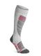Dámské lyžařské ponožky UYN Ski All Mountain - lt grey melange/coral