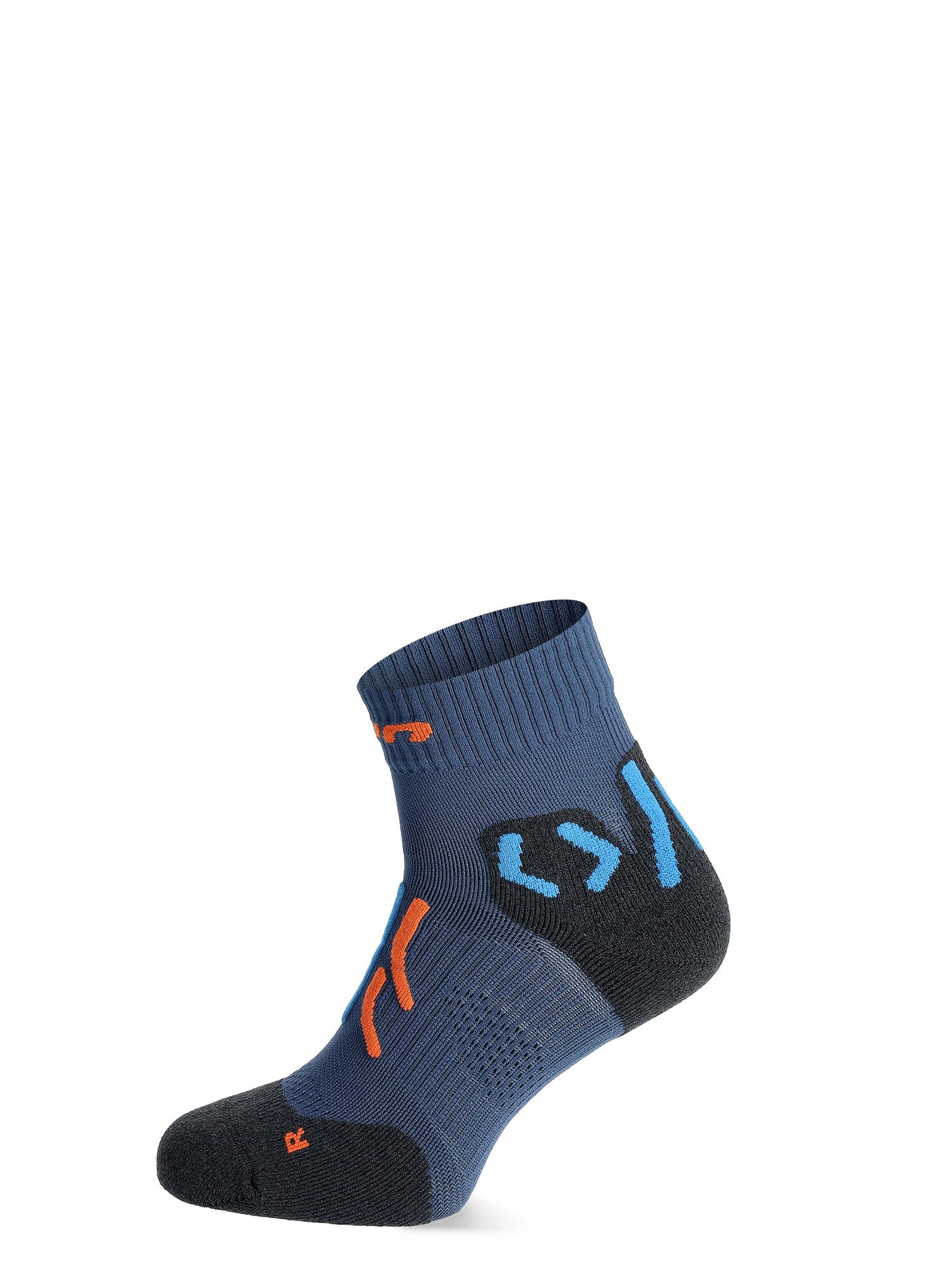 Ponožky UYN Trekking Approach Mid Socks 2-Pack - blue/orange/grey melange